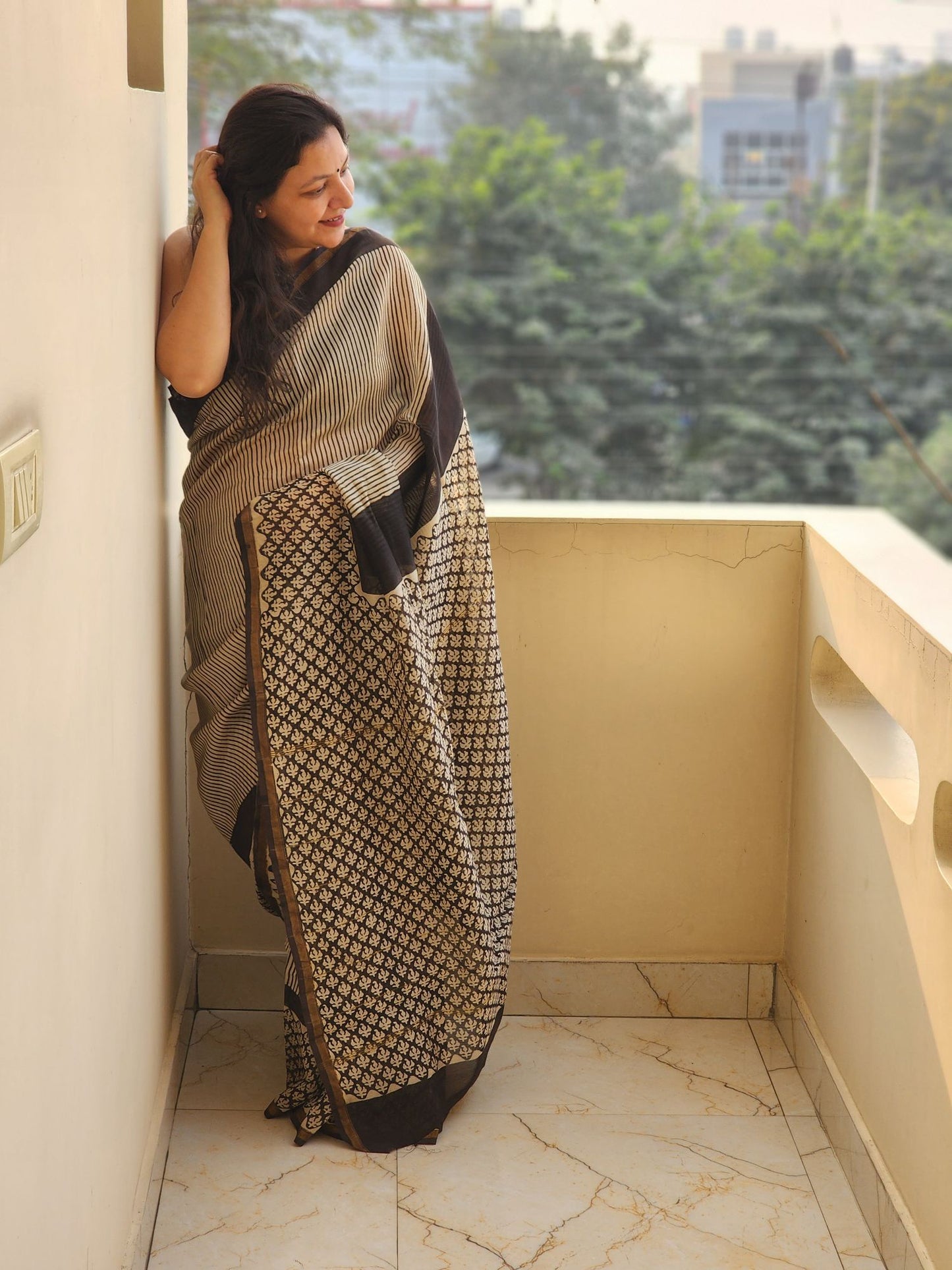 Cotton saree