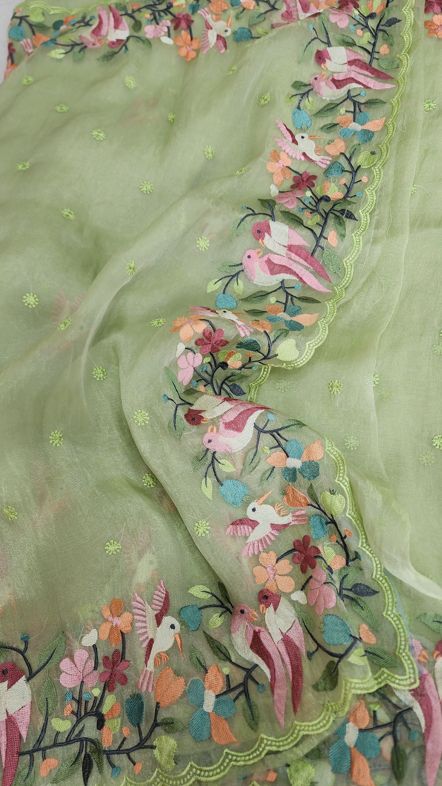 tissue saree