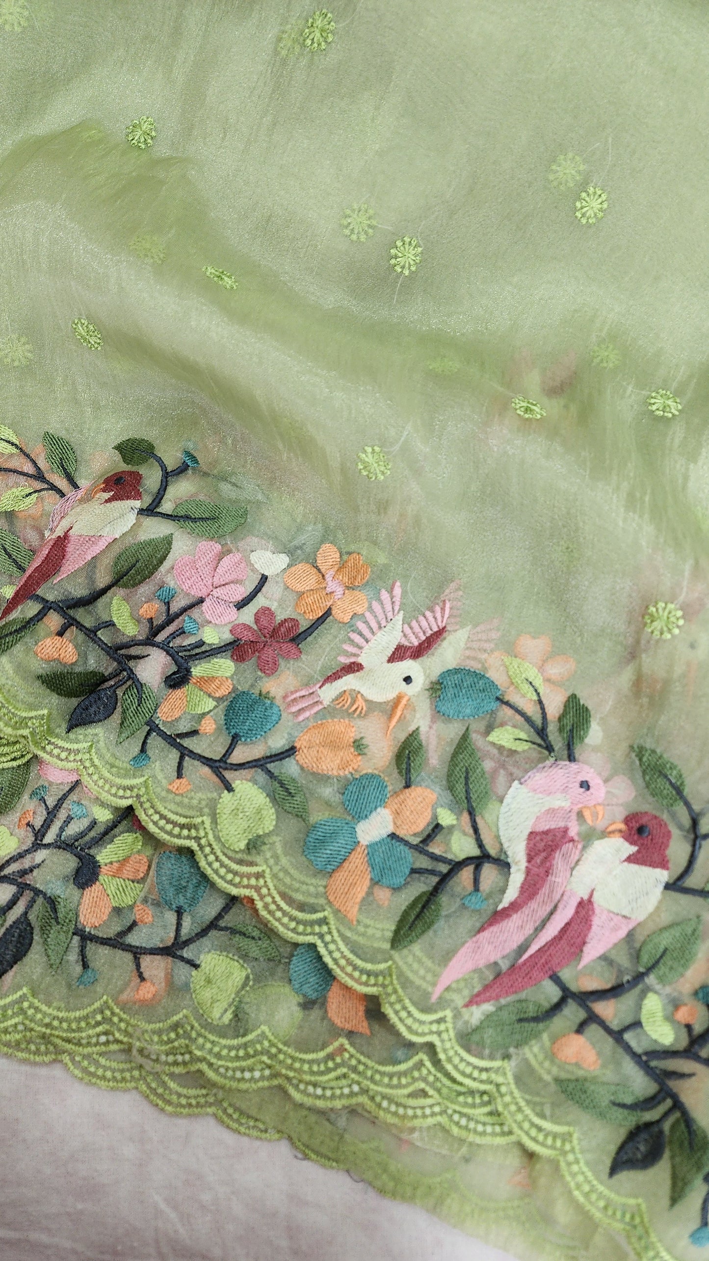 tissue saree