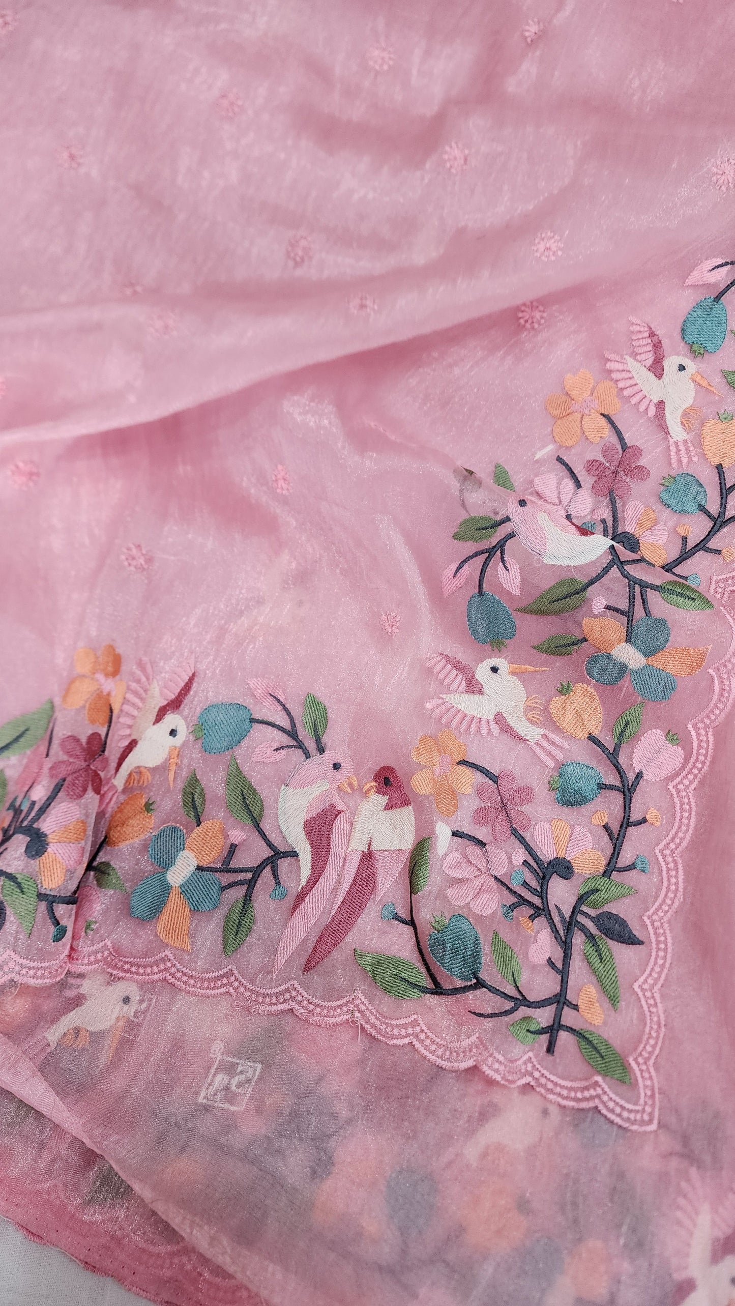 tissue saree