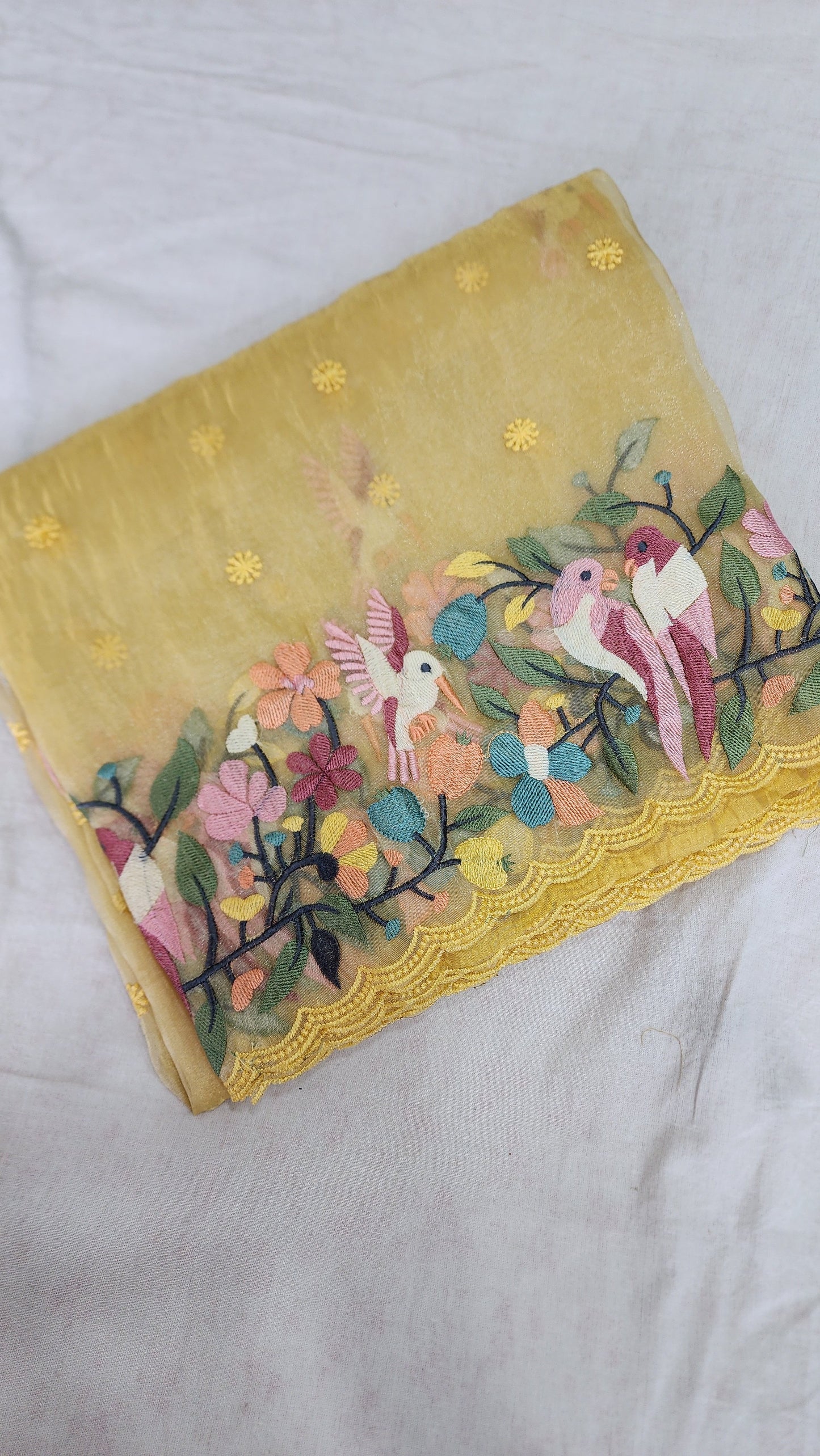 tissue saree