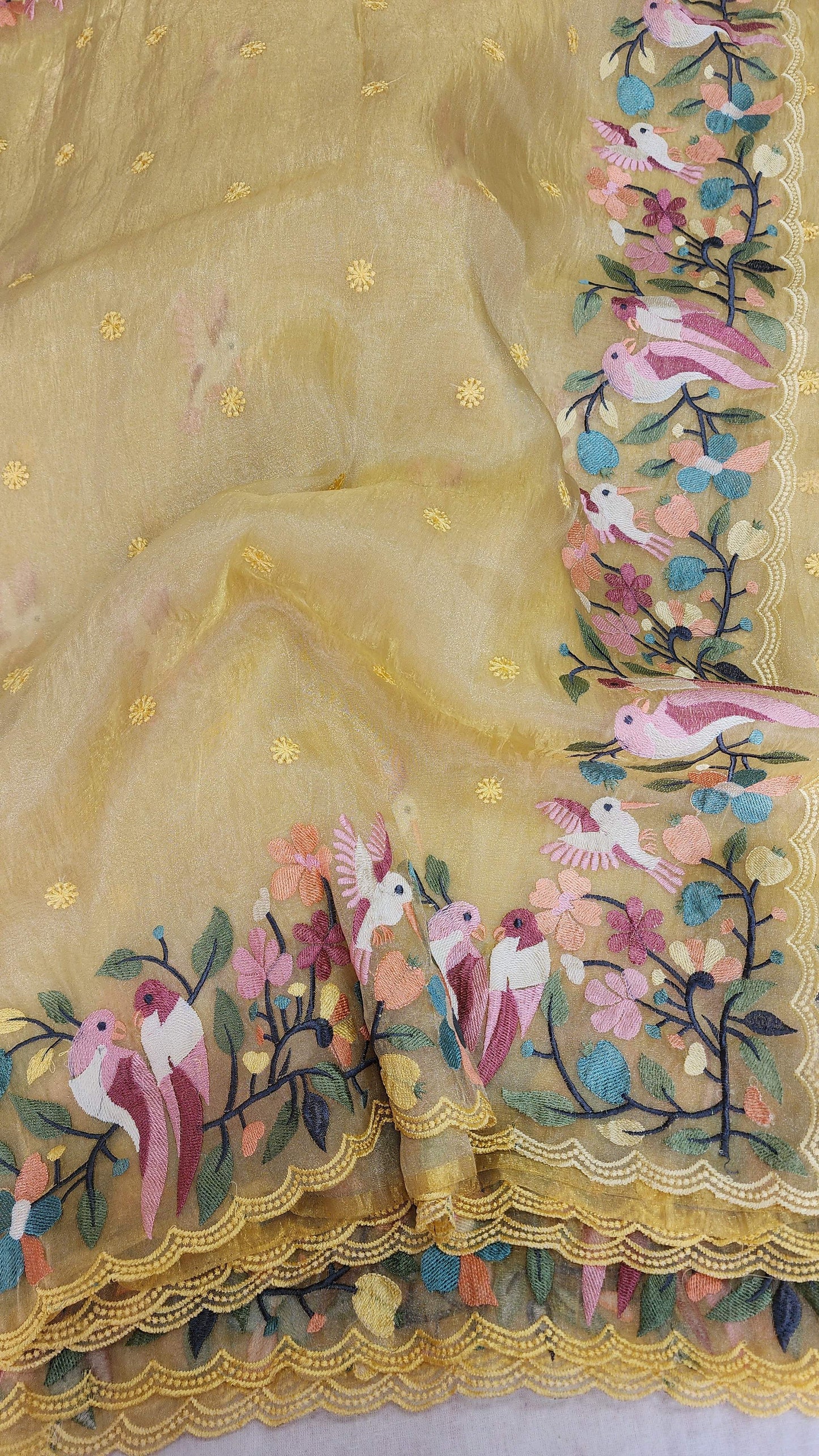 tissue saree