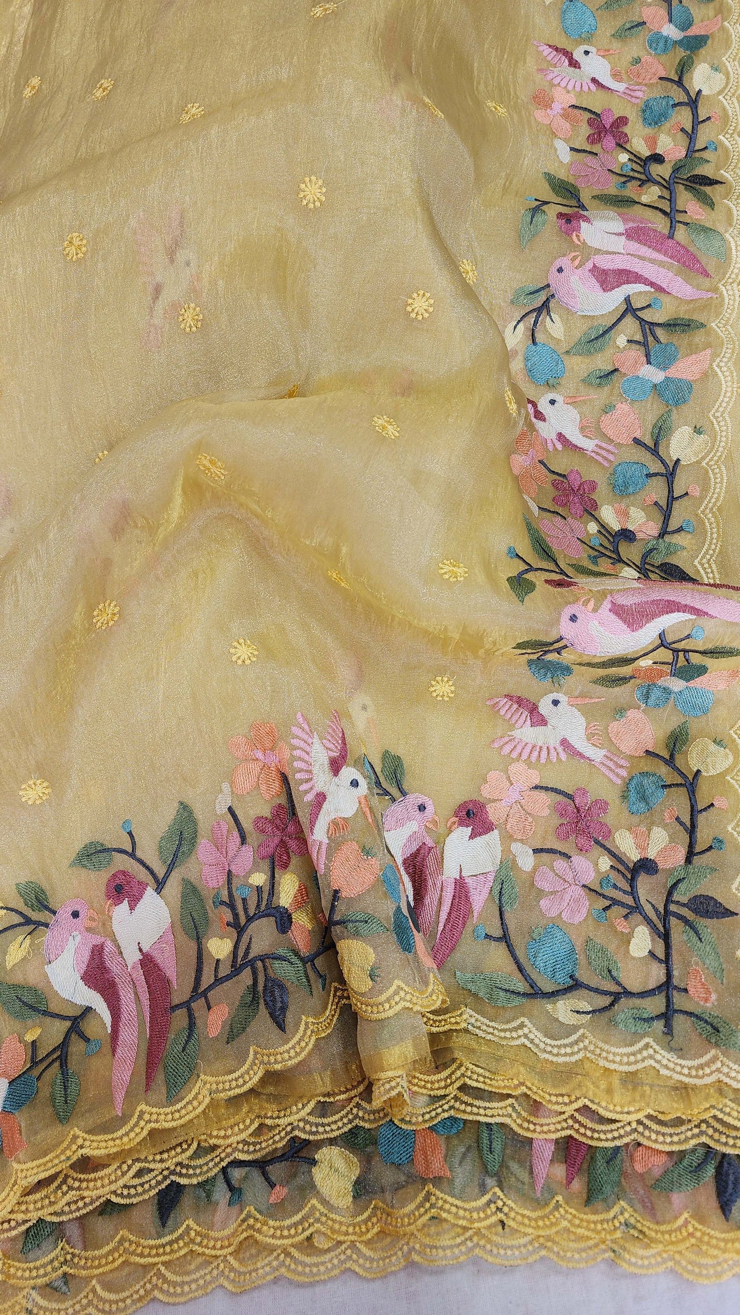 tissue saree