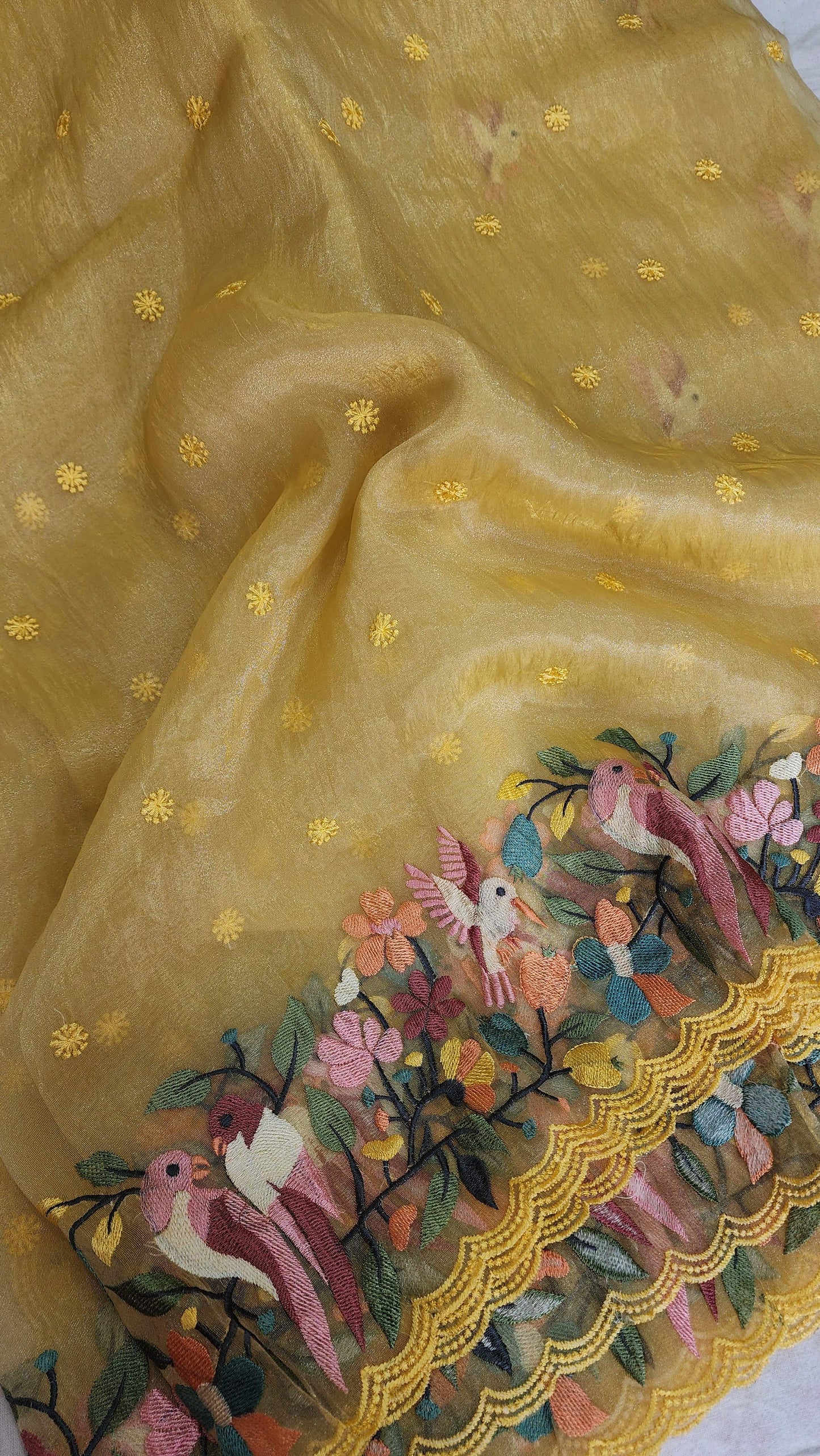 tissue saree