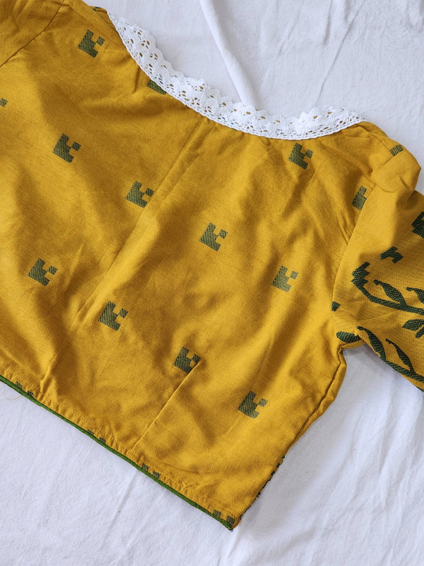 Greenish Brown cotton blouse