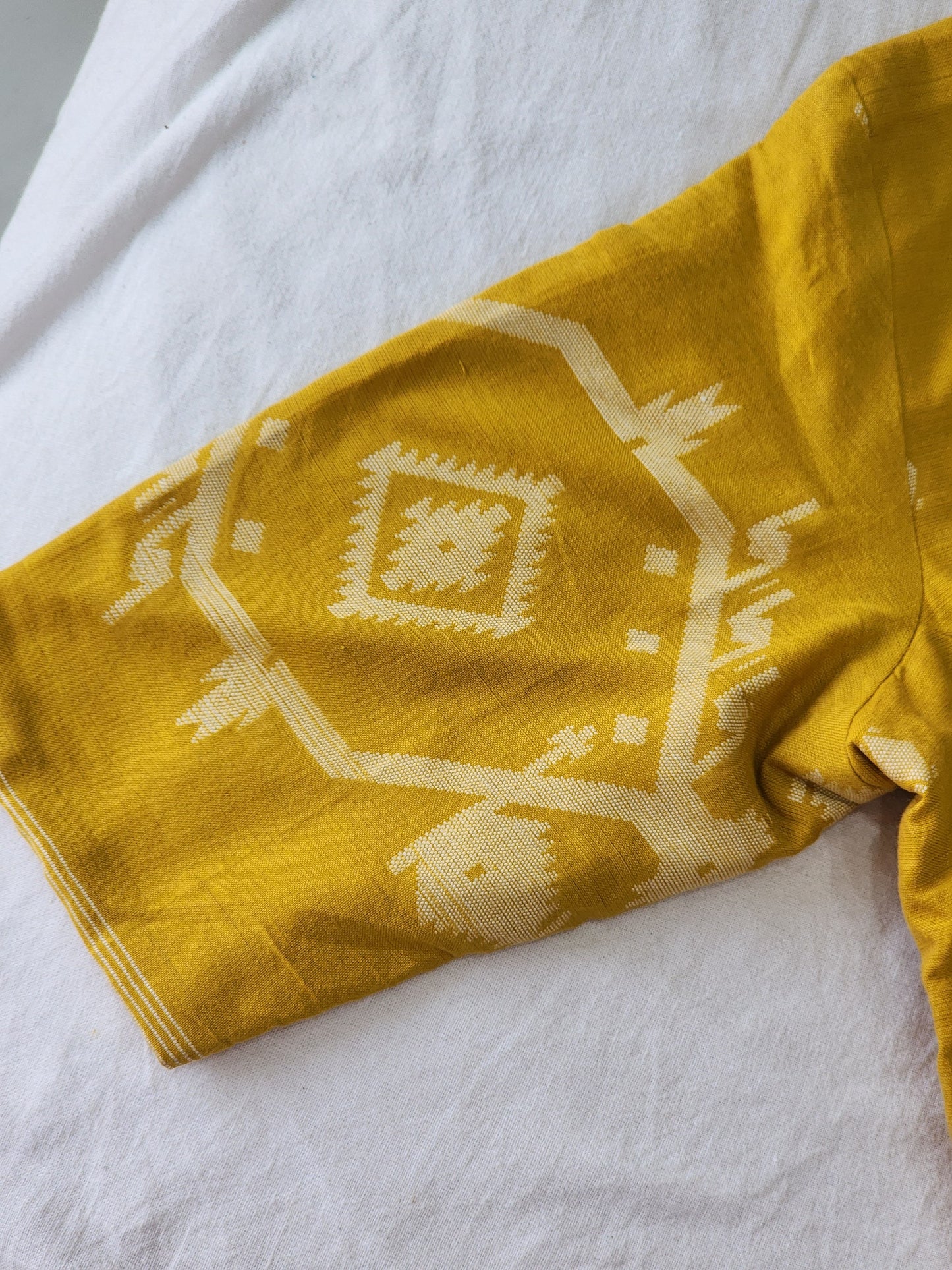 Mustard cotton blouse