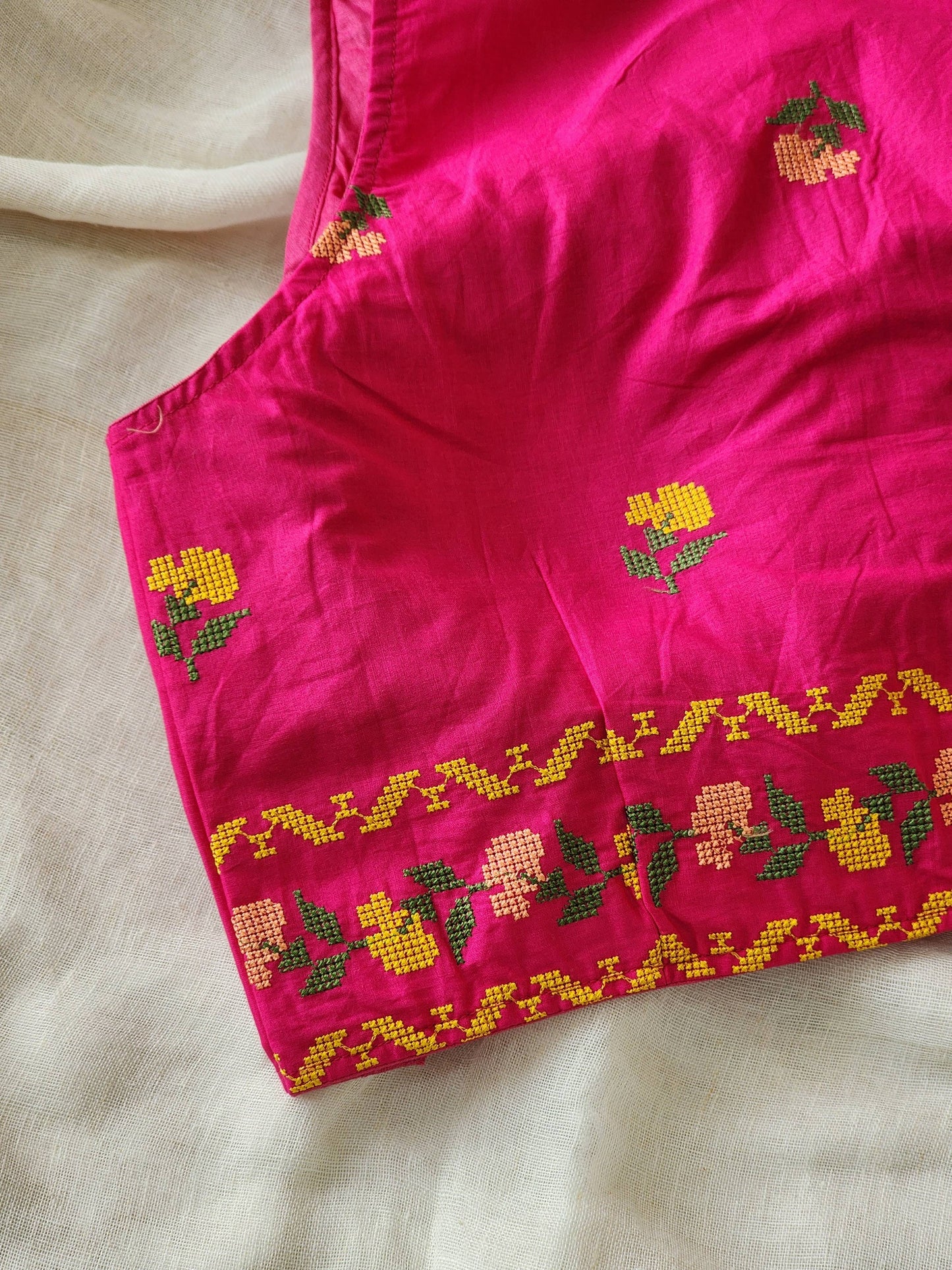 Pink Cotton Blouse