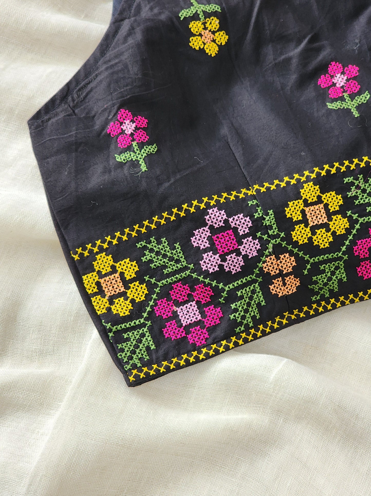 Black Cotton Blouse