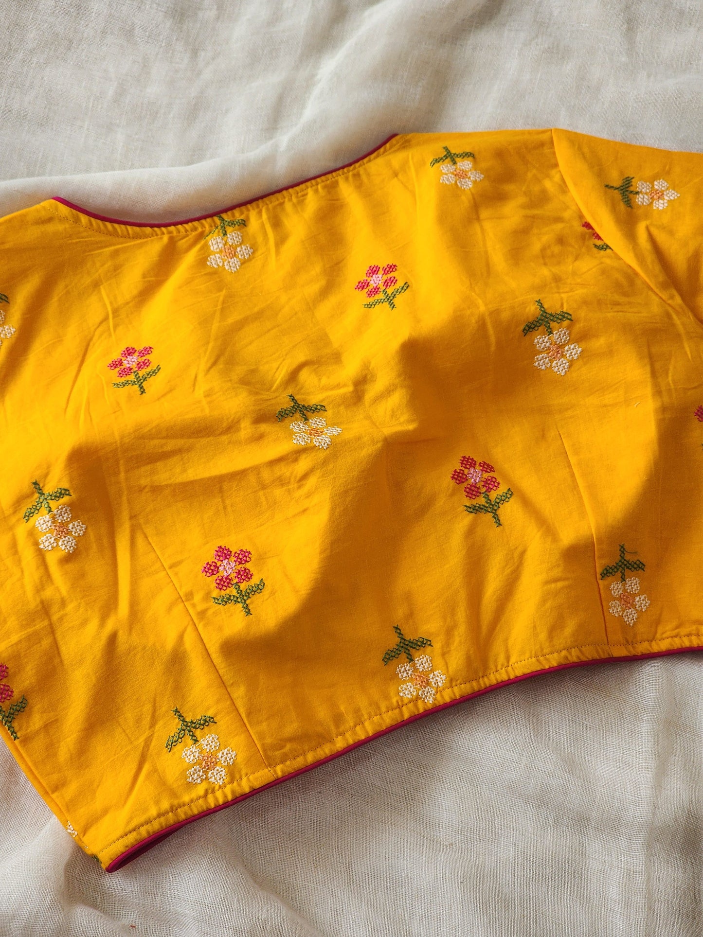 Yellow Cotton Blouse
