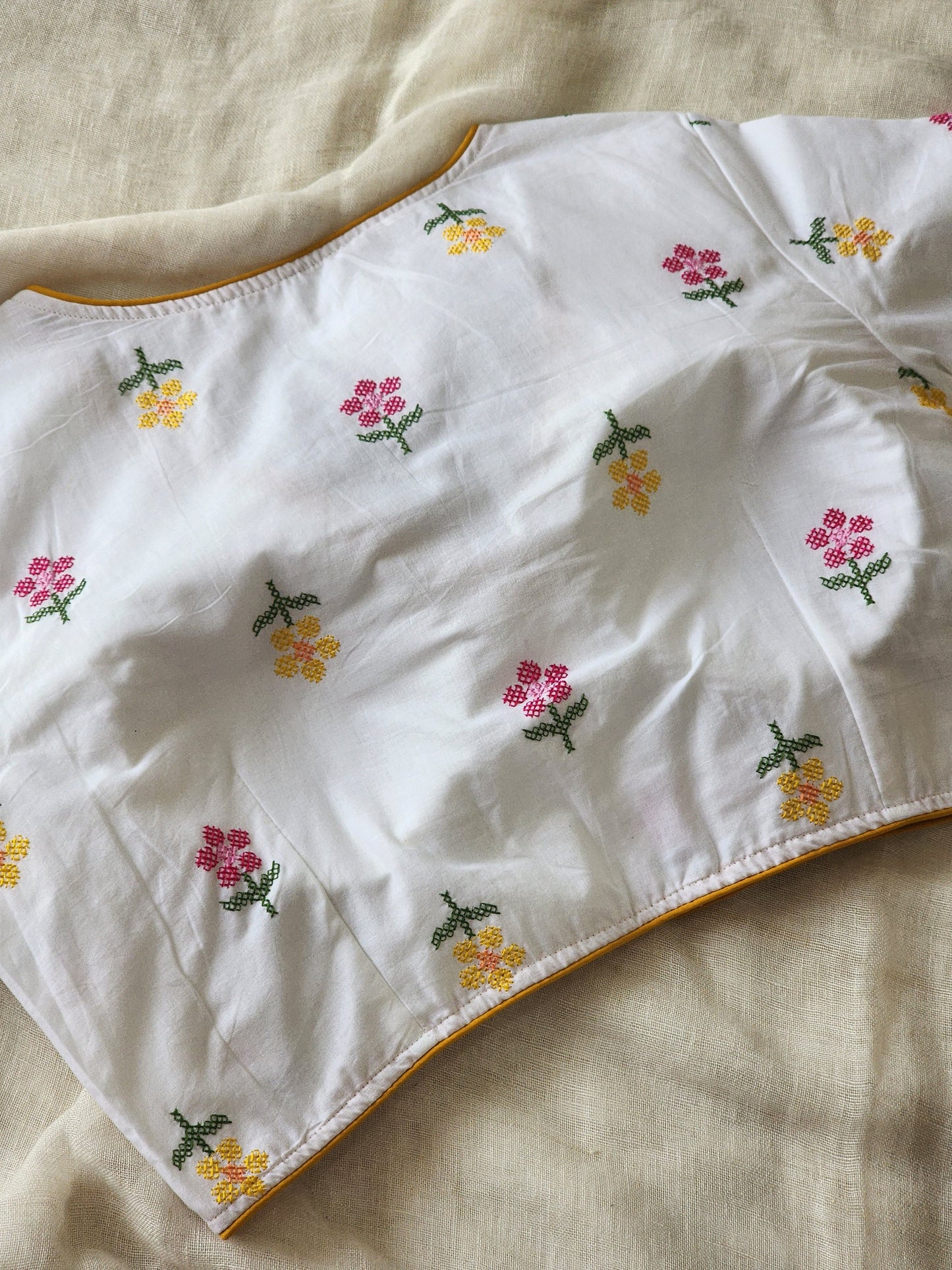 White Cotton Blouse