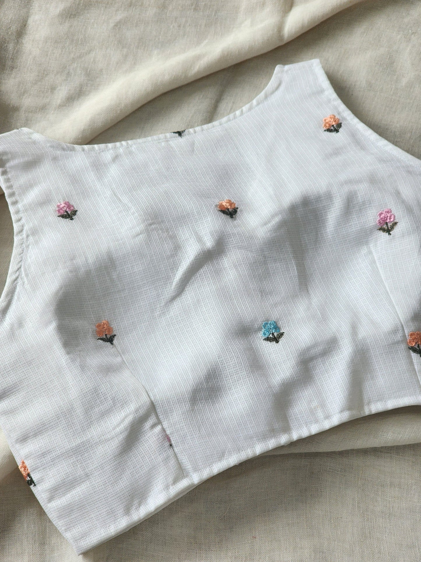 White Kota Cotton Blouse