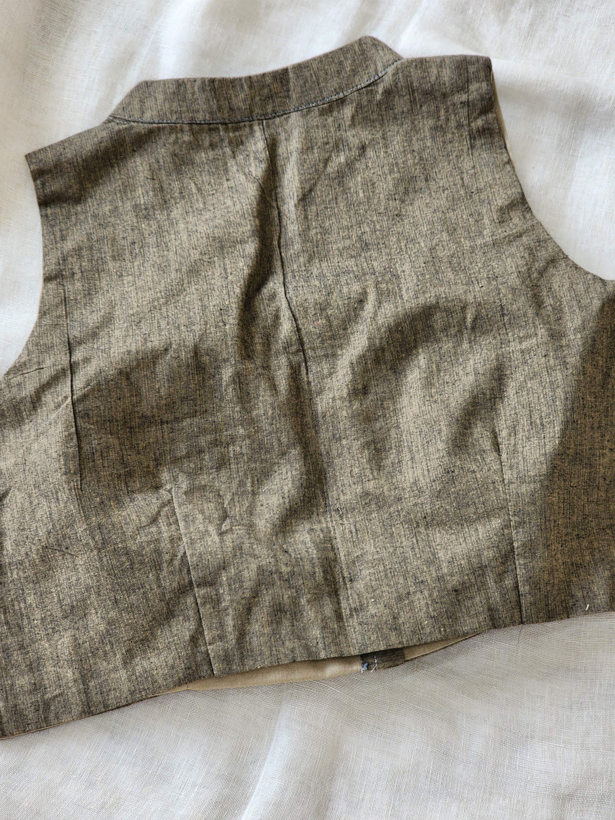 Brown Manglagiri Cotton Blouse