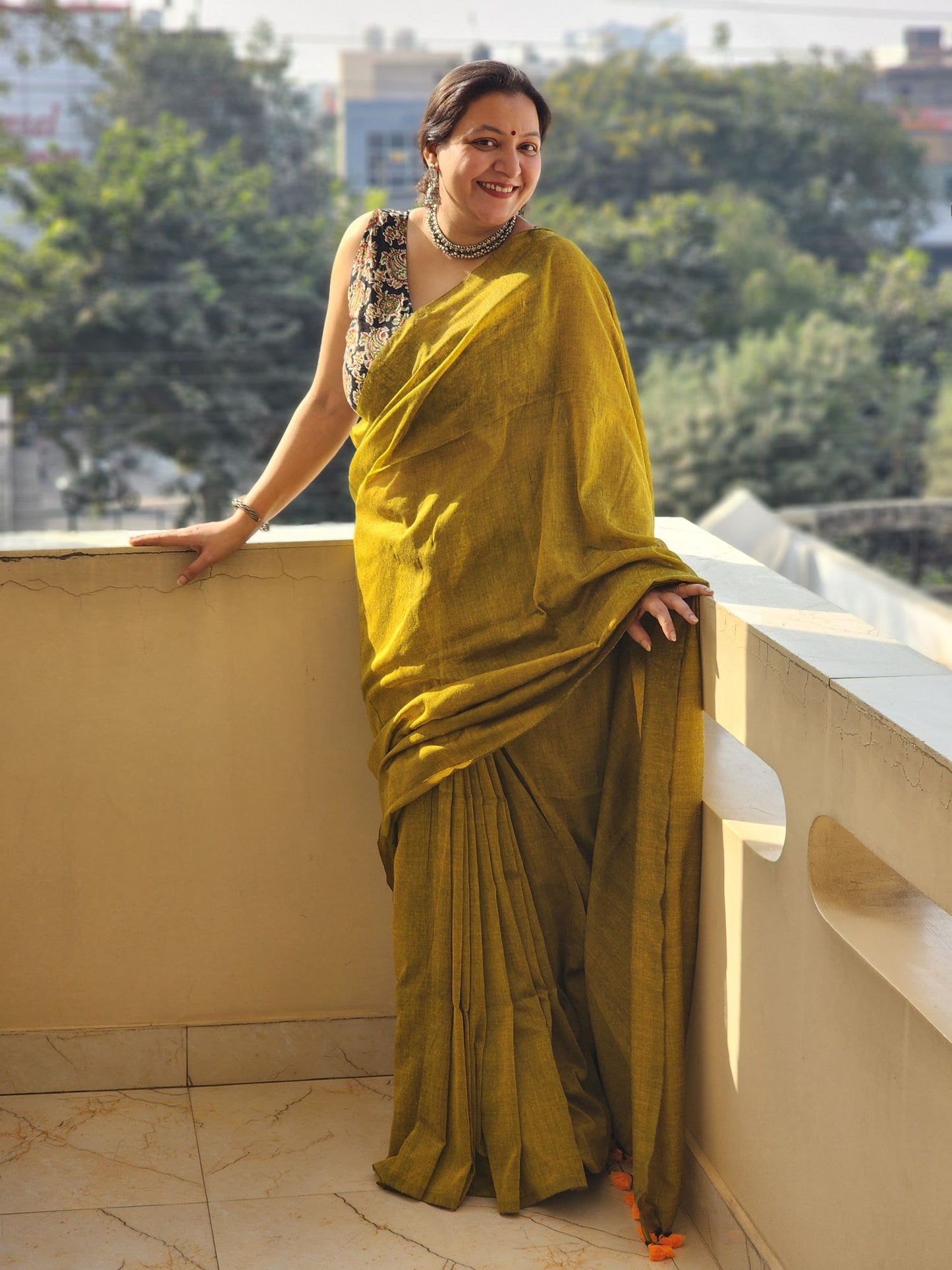 Cotton saree