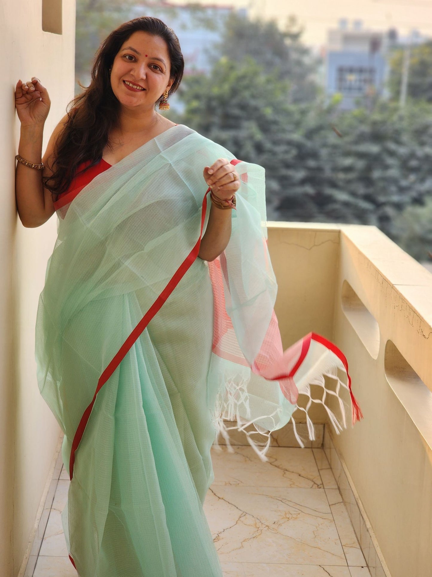 Cotton saree