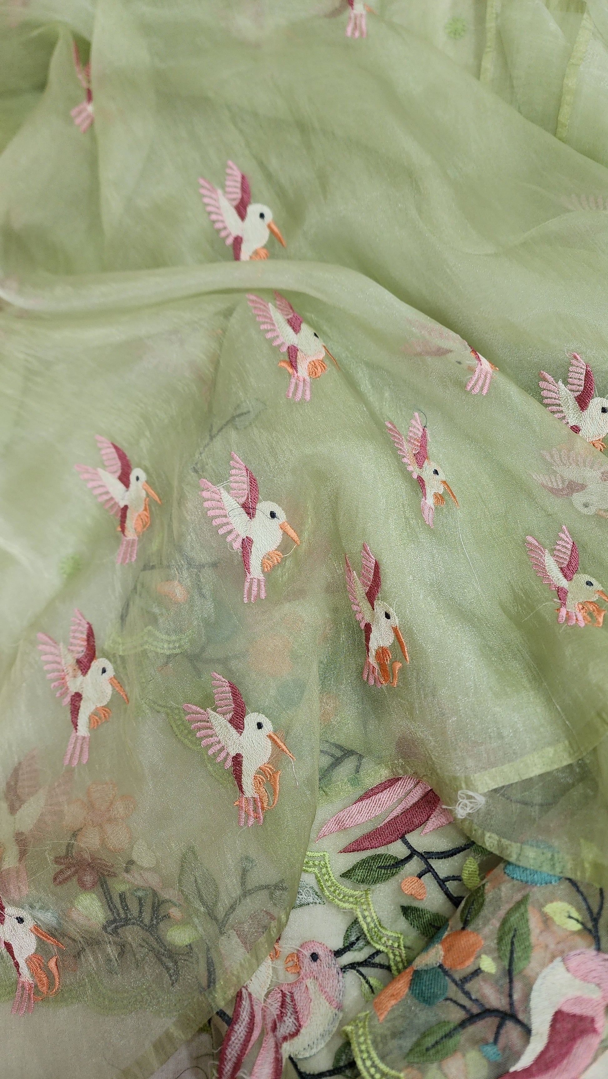 tissue saree