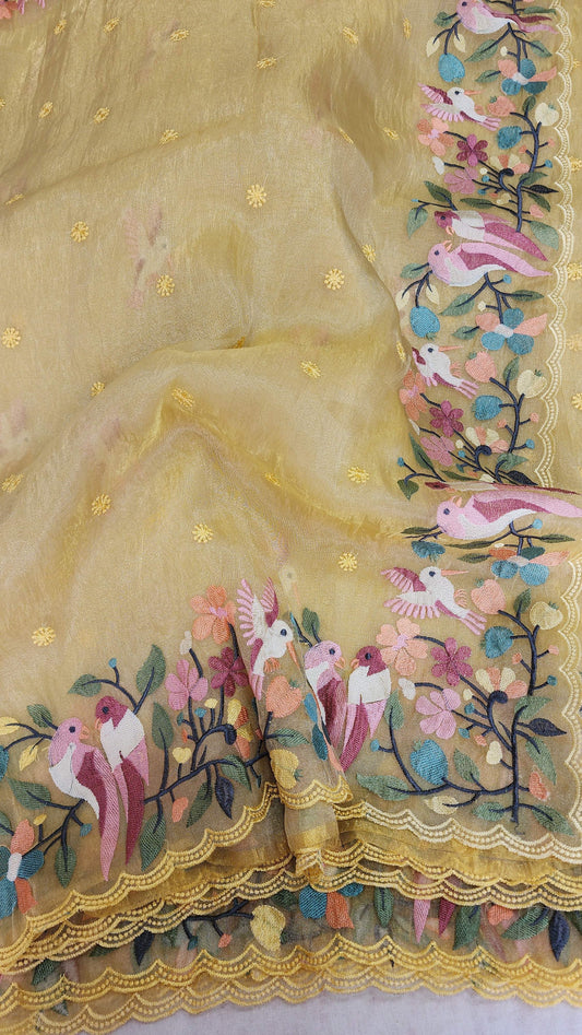 tissue saree