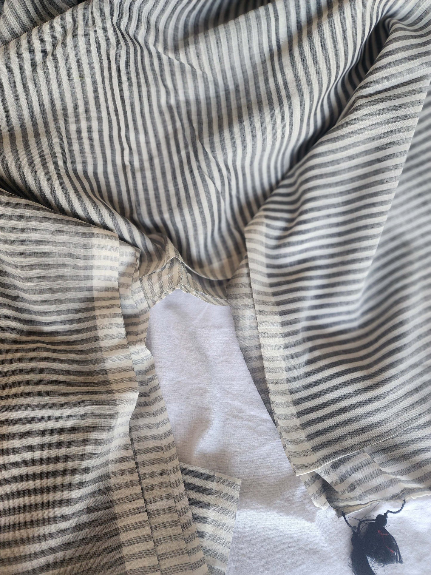 Black Cotton Handloom Saree