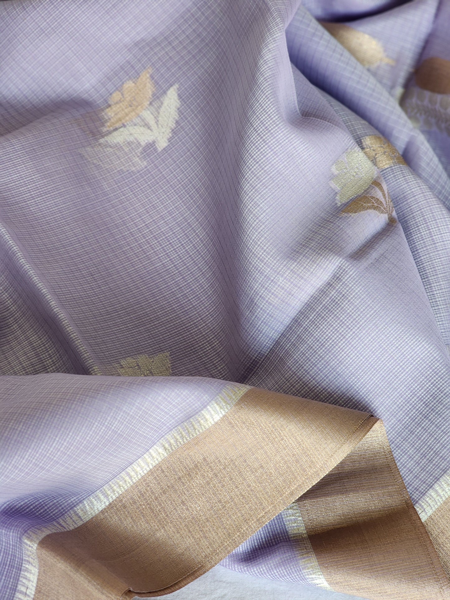Mauve Kota Silk Saree