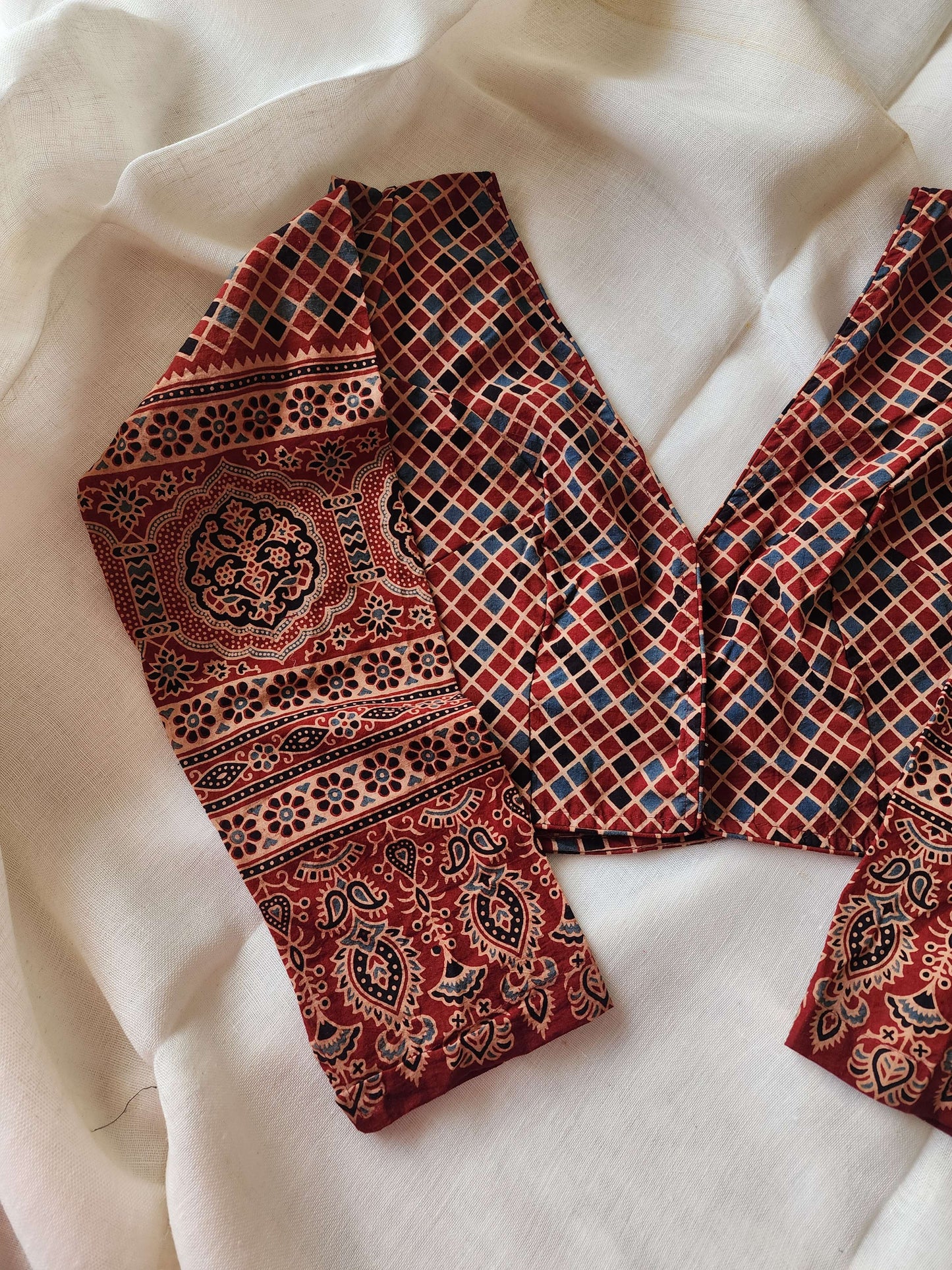 Maroon cotton blouse