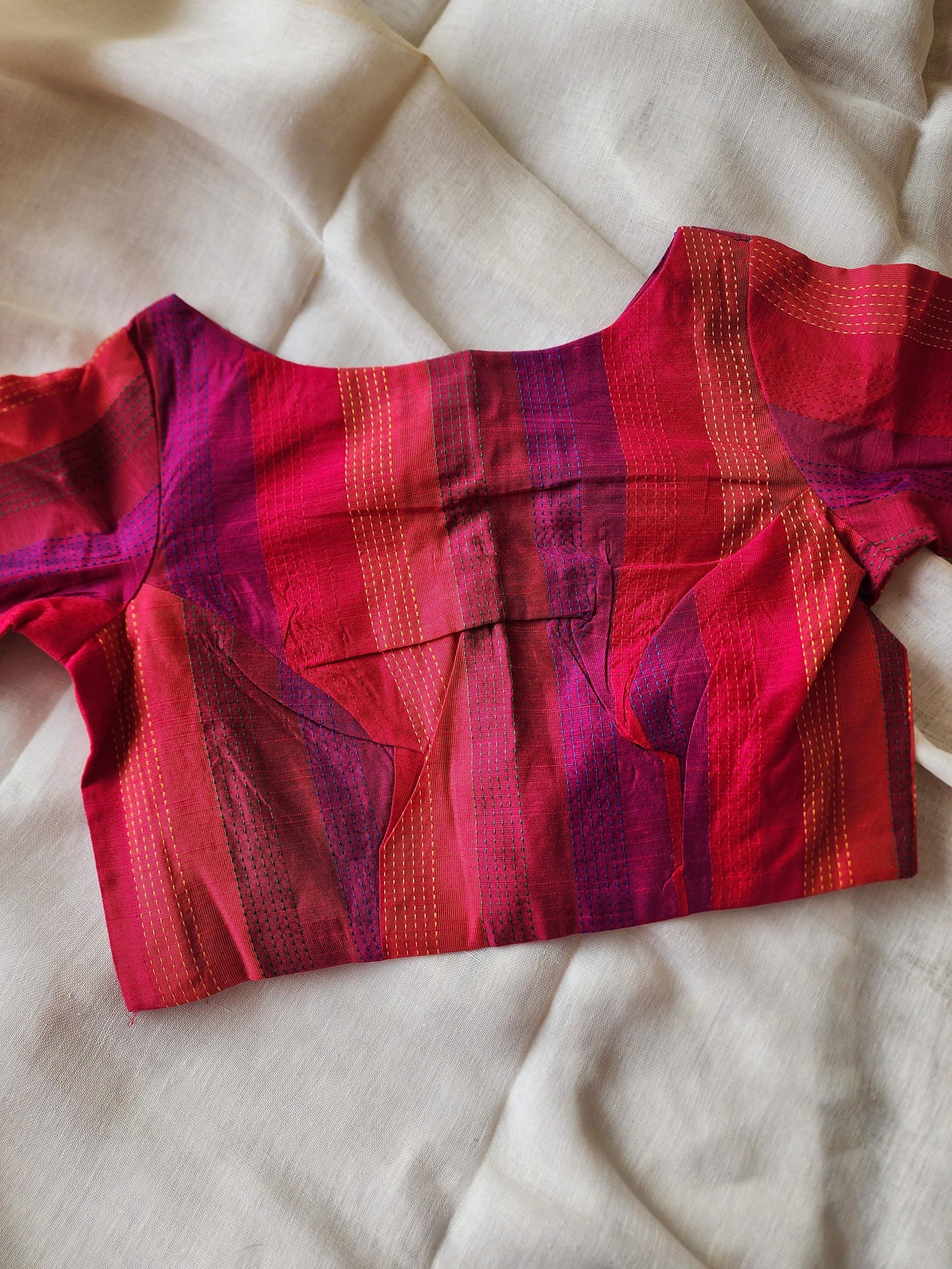 Pink cotton blouse