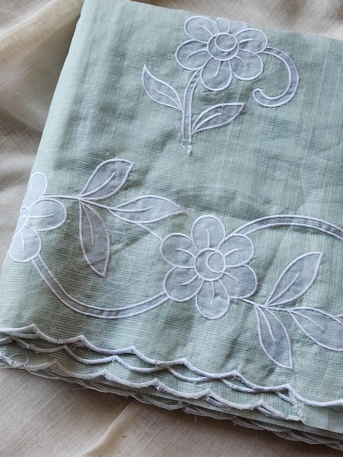 Blue Kota Silk Saree