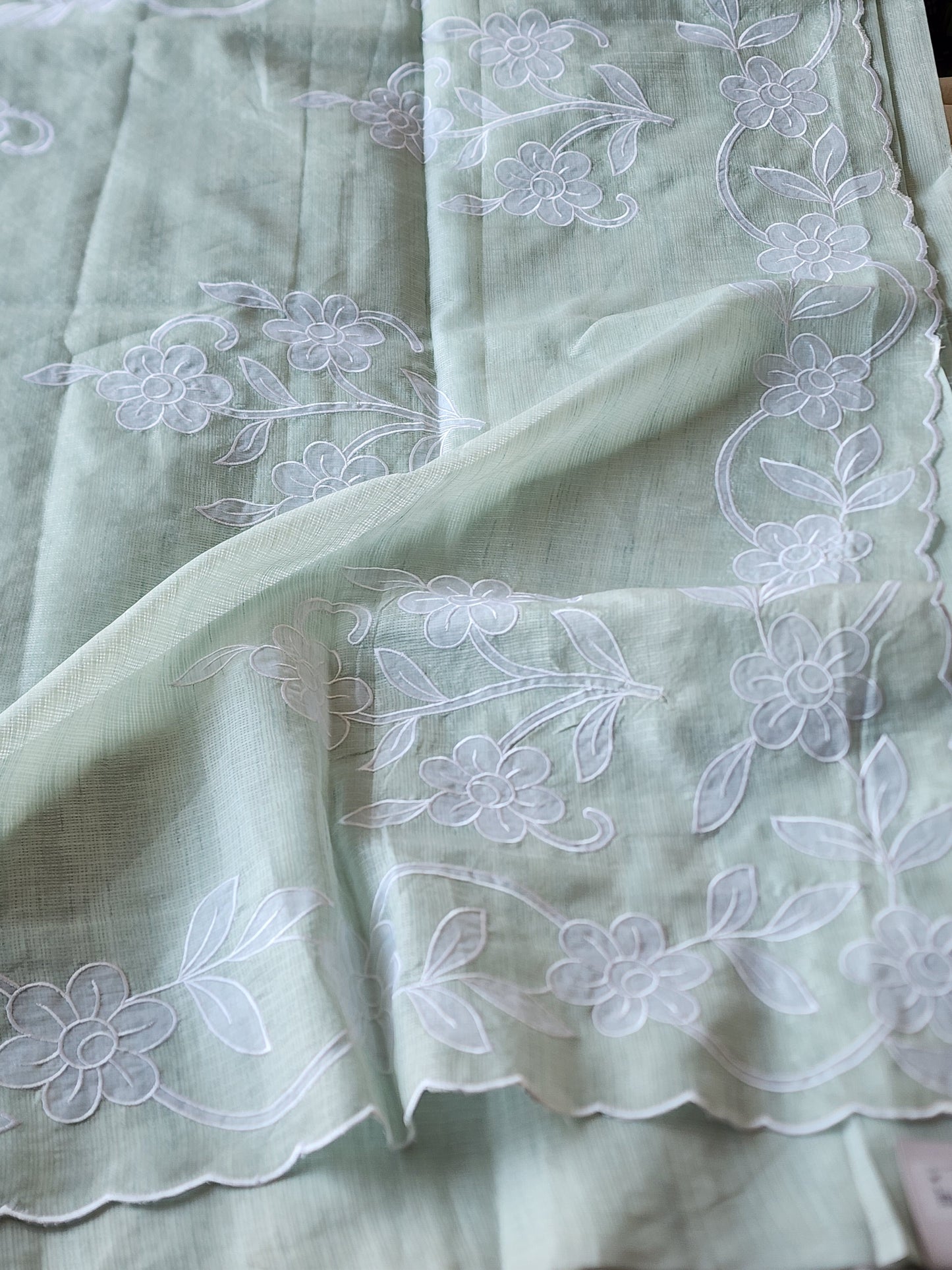 Blue Kota Silk Saree