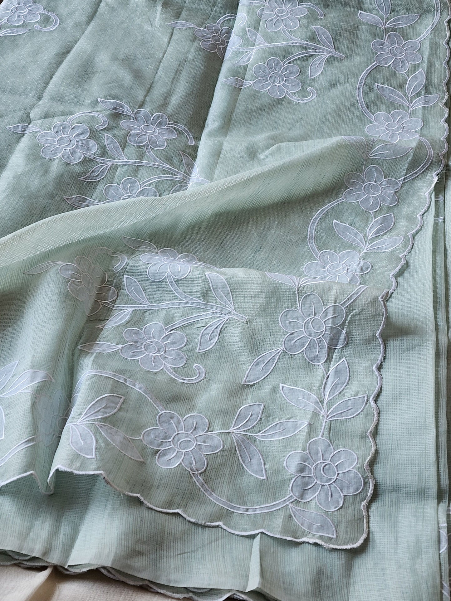 Blue Kota Silk Saree