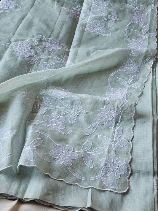 Blue Kota Silk Saree