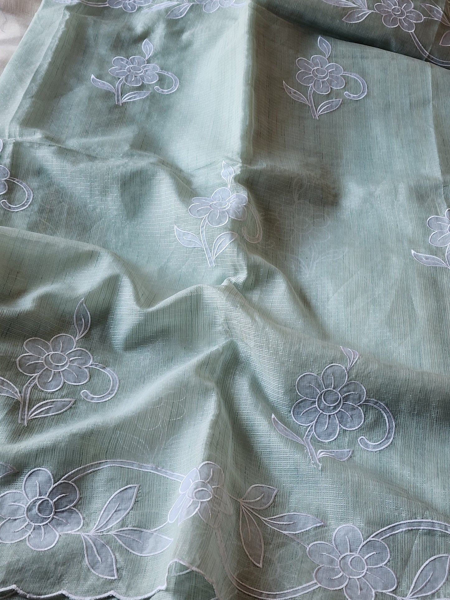 Blue Kota Silk Saree