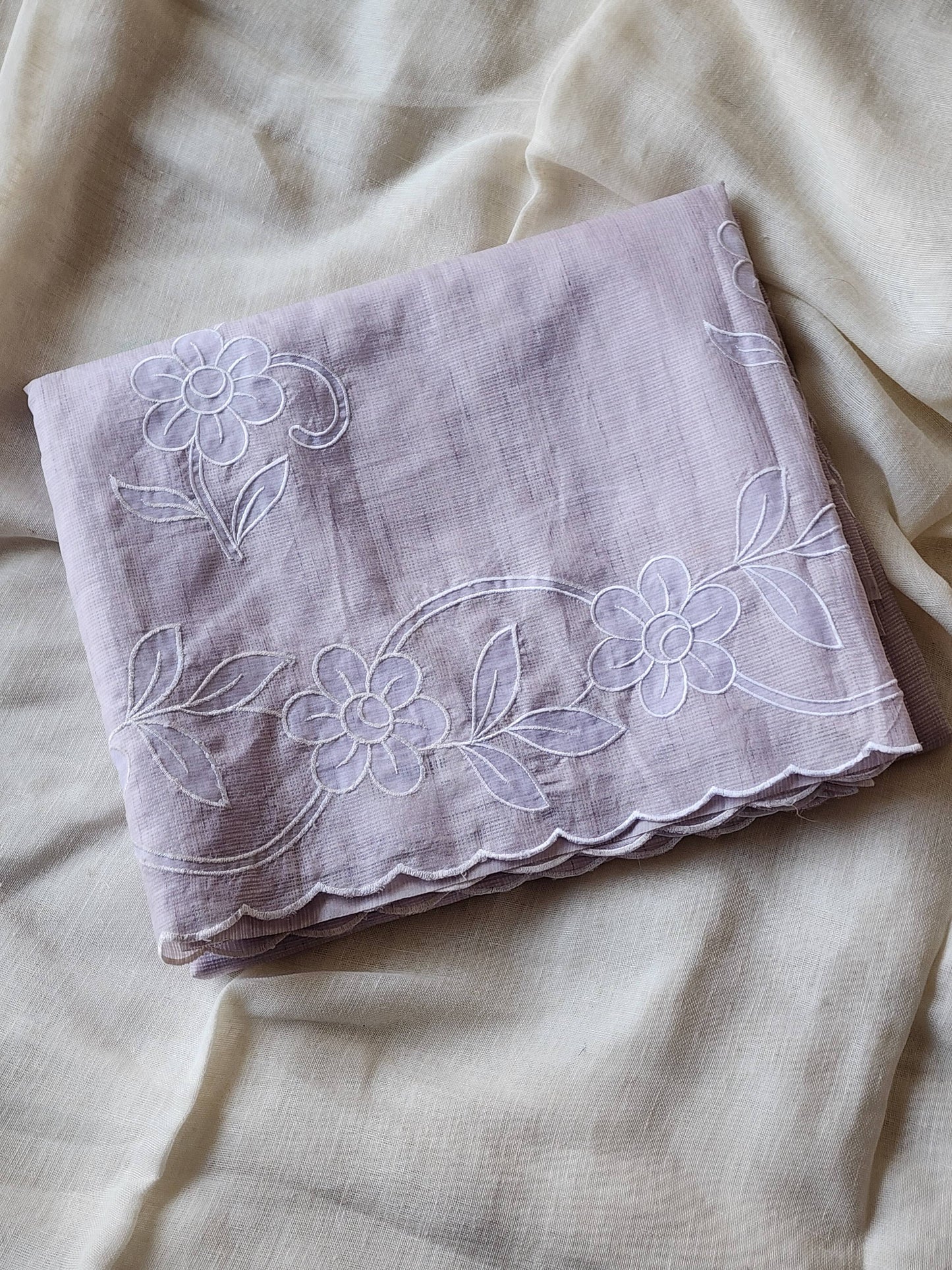 Mauve Kota Silk Saree