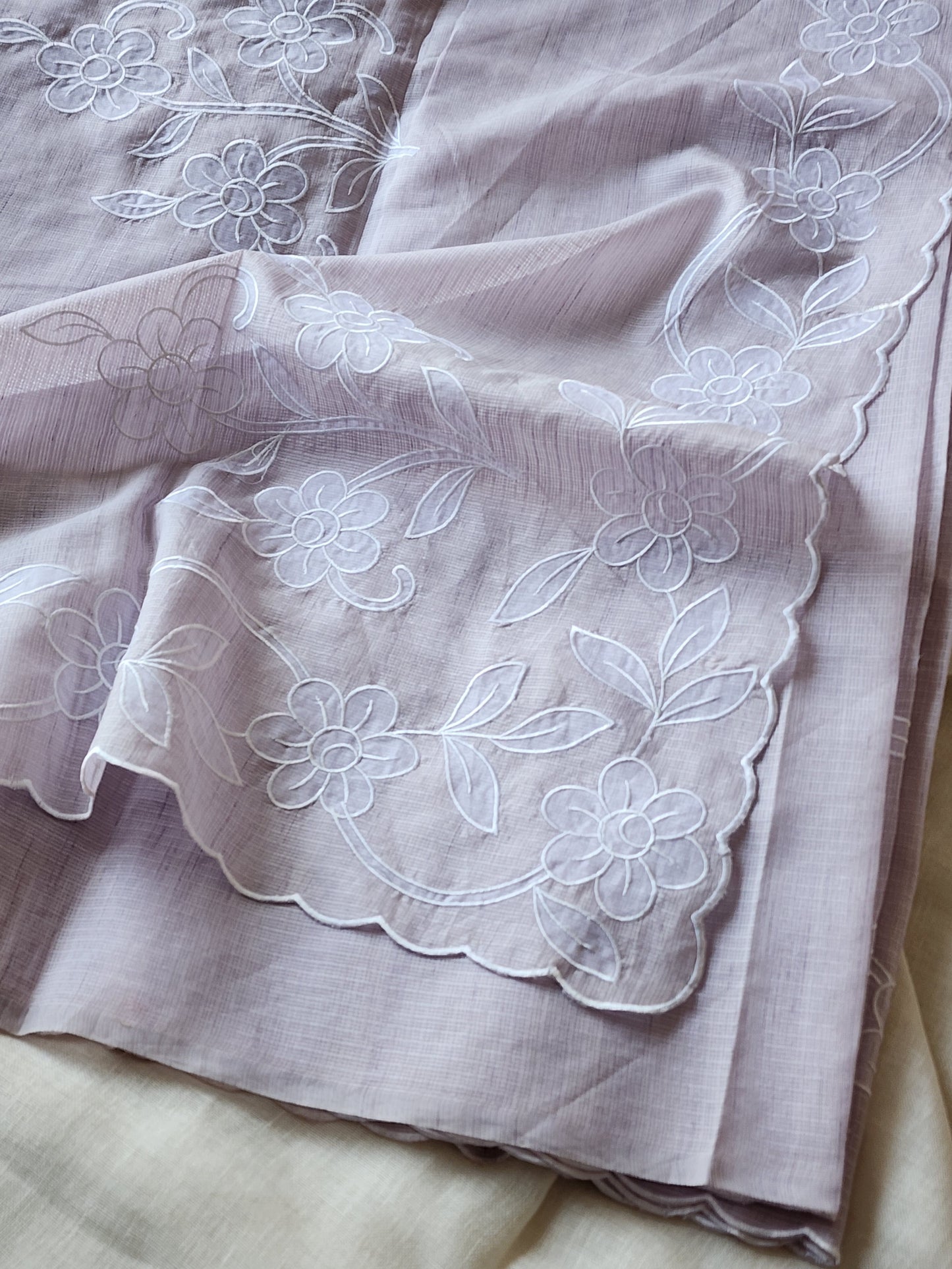 Mauve Kota Silk Saree