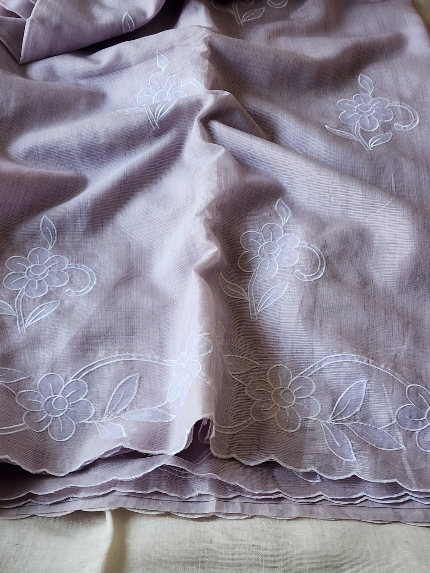 Mauve Kota Silk Saree