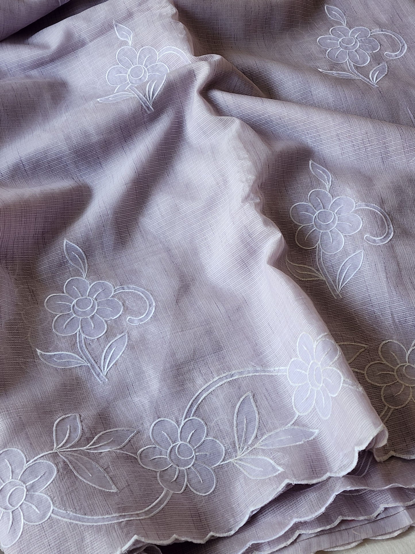 Mauve Kota Silk Saree