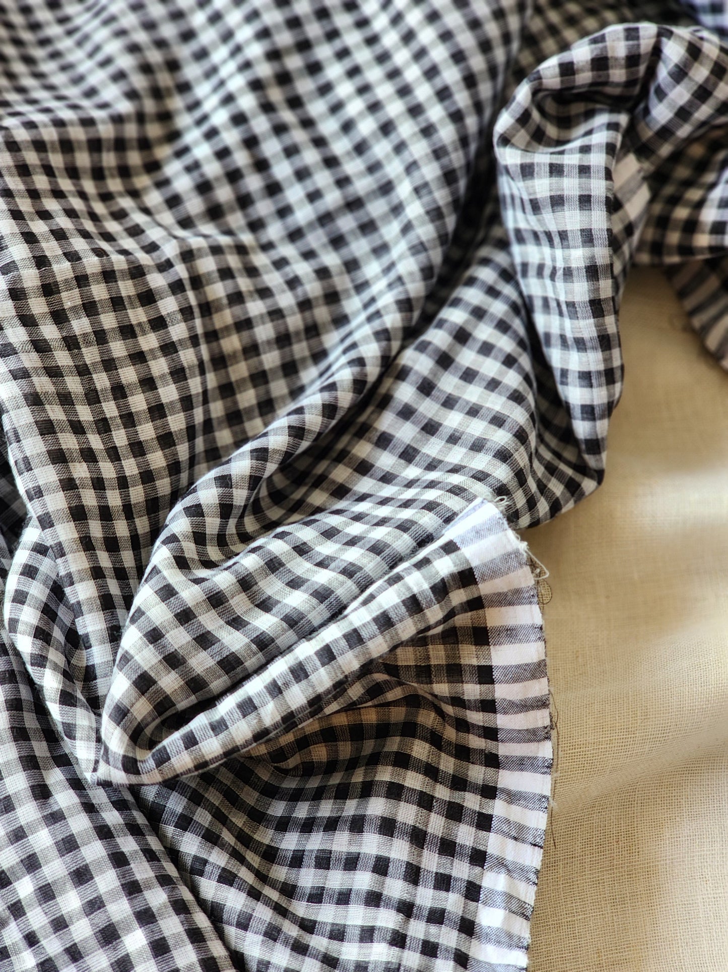 Black Cotton Handloom Saree