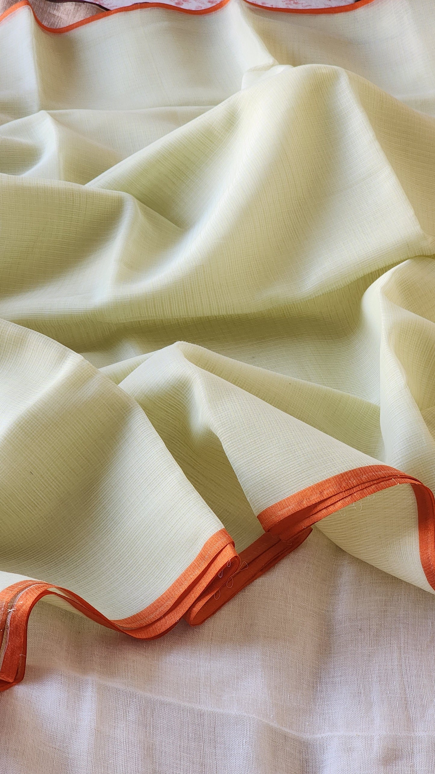 Light green kota silk saree