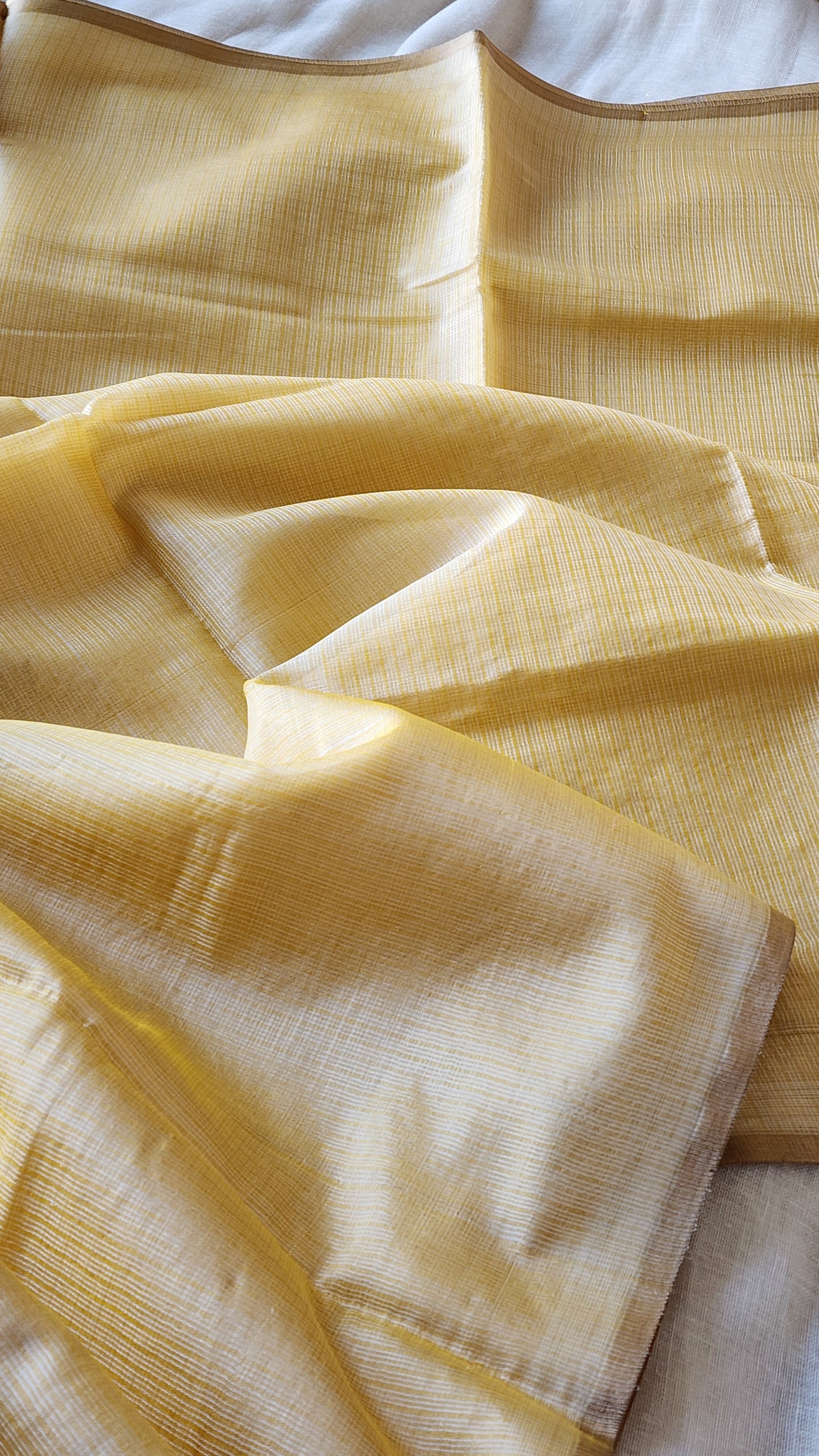 Golden kota silk saree