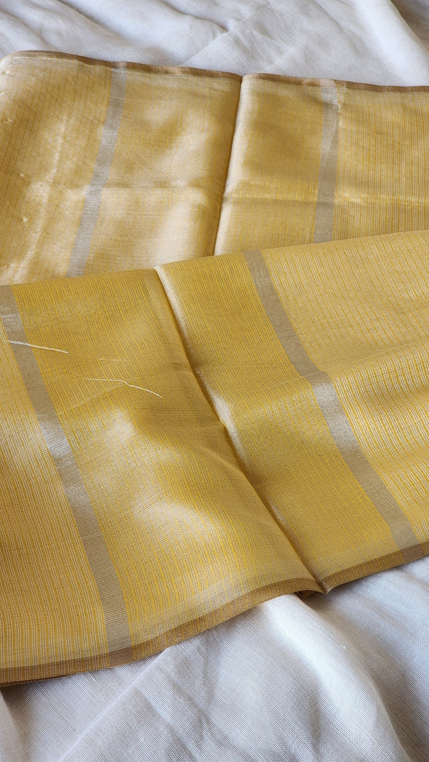 Golden kota silk saree