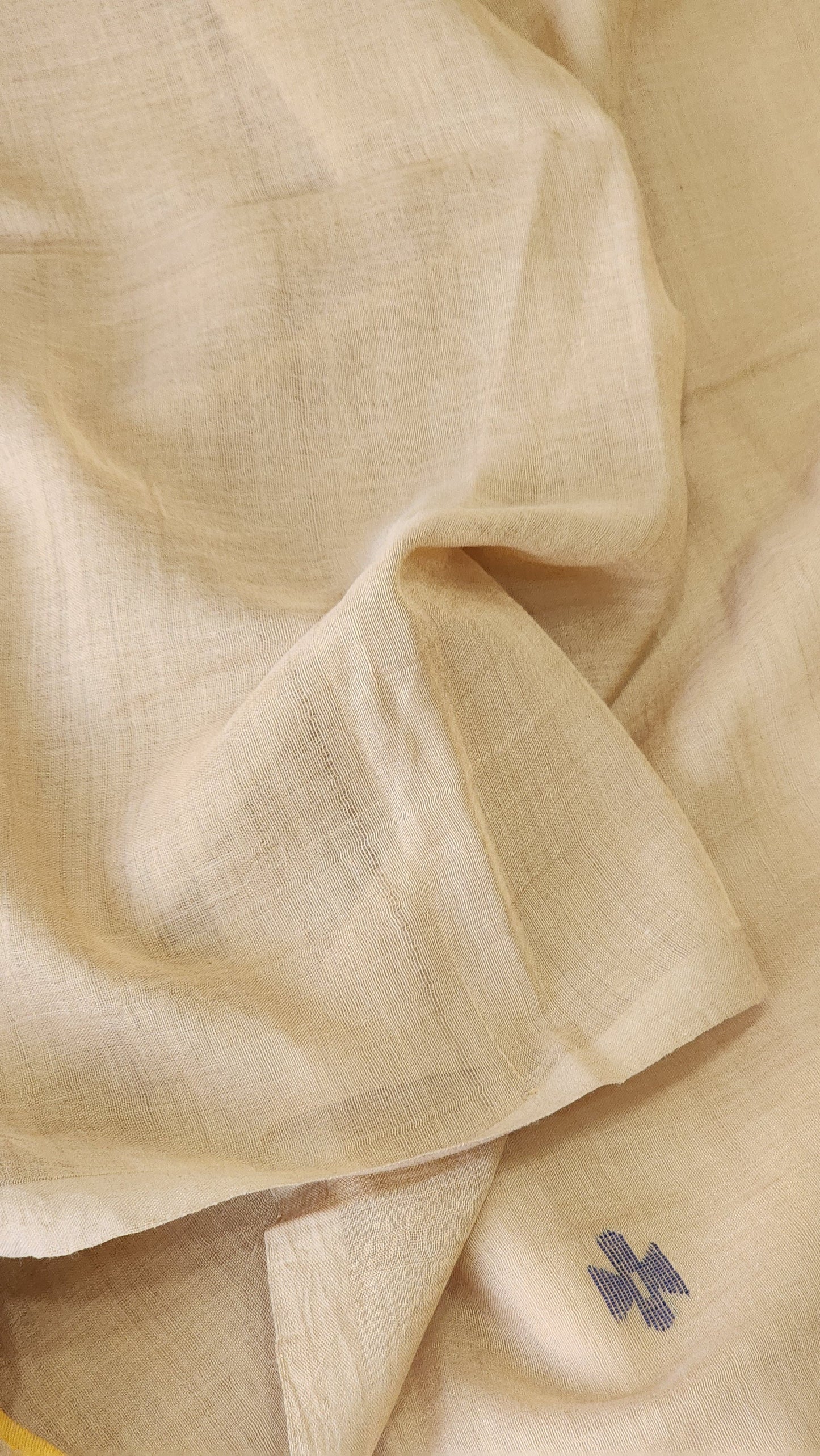 Brown Jamdani Cotton Saree