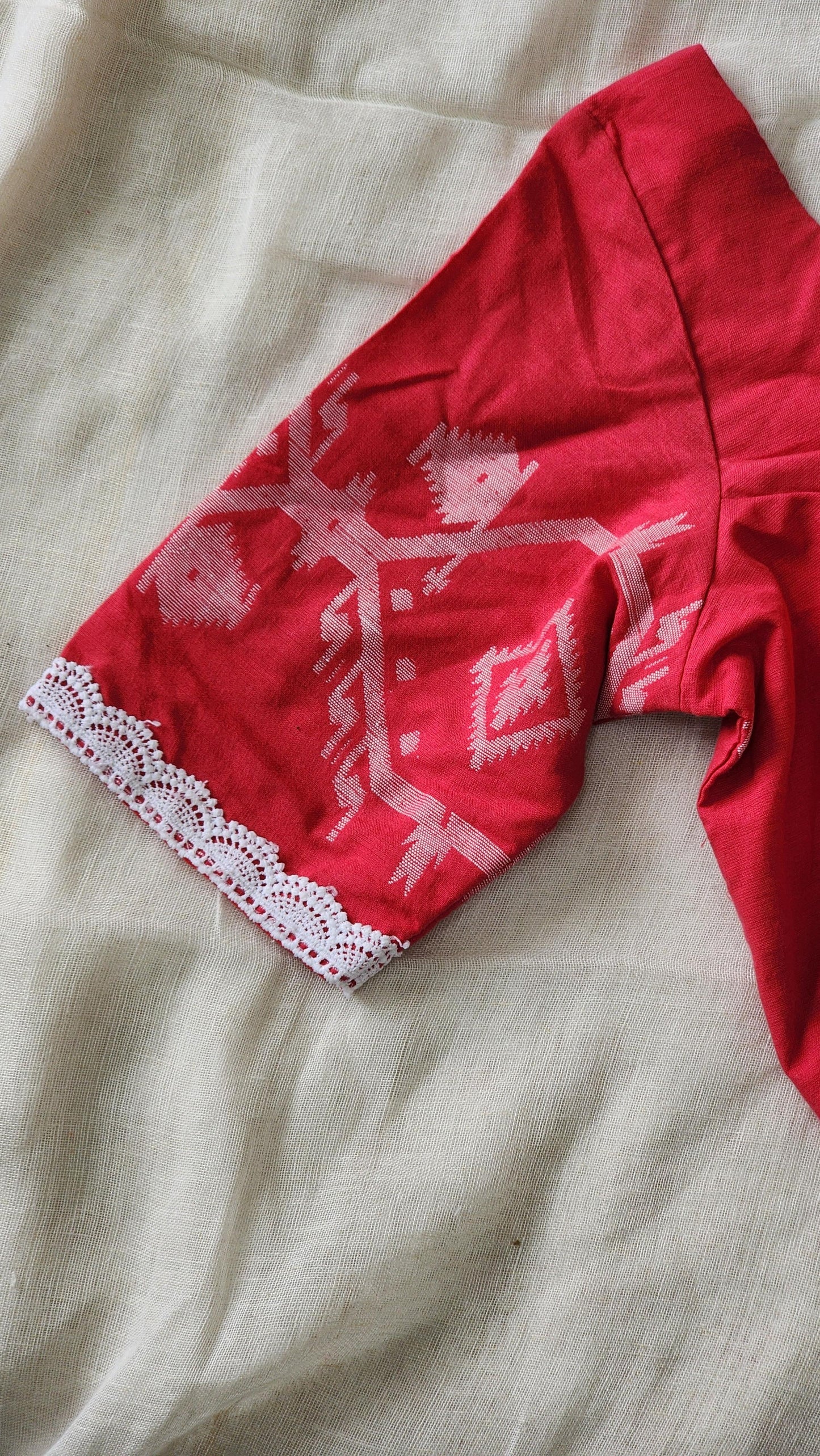Pink cotton blouse