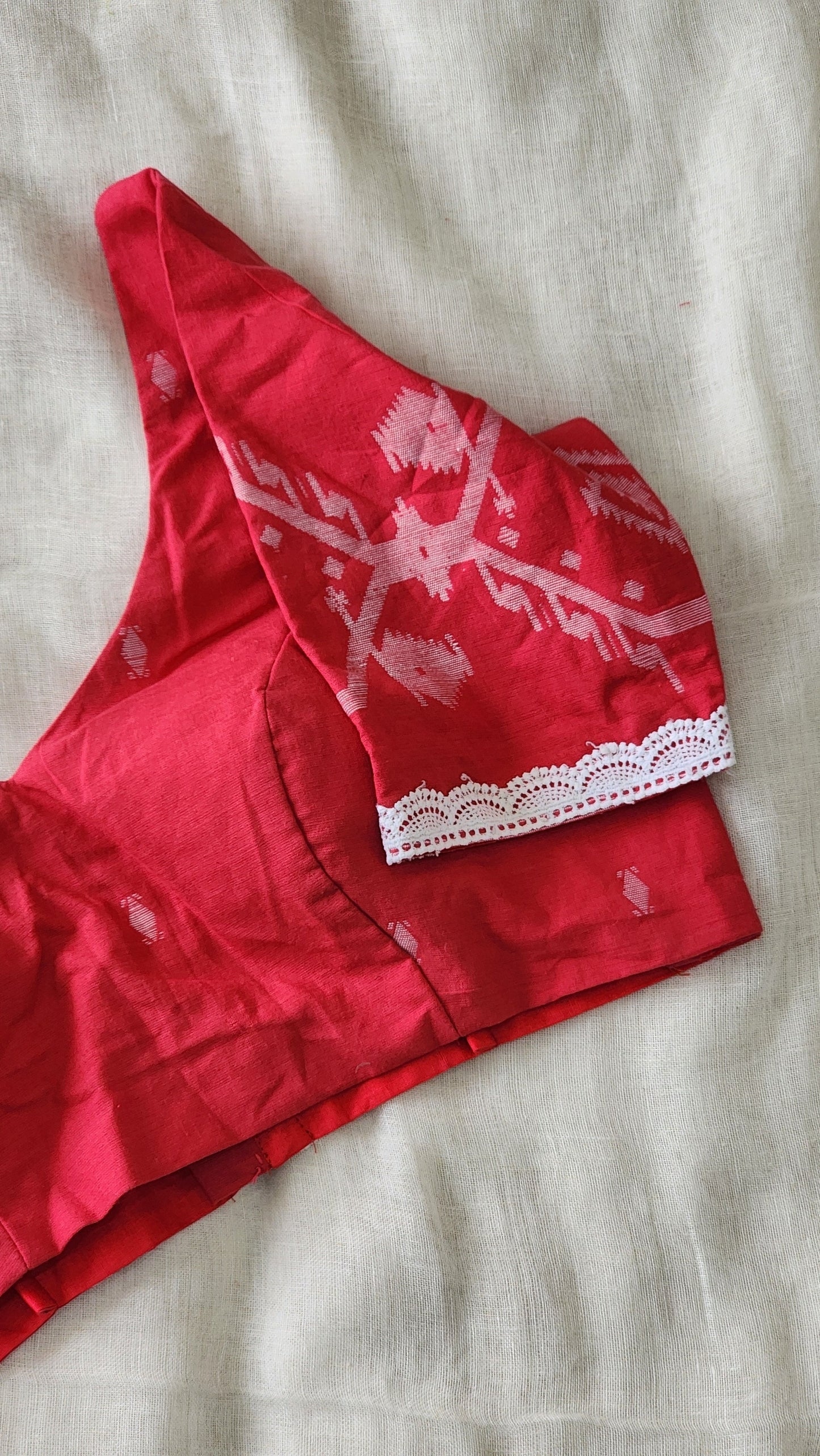 Pink cotton blouse