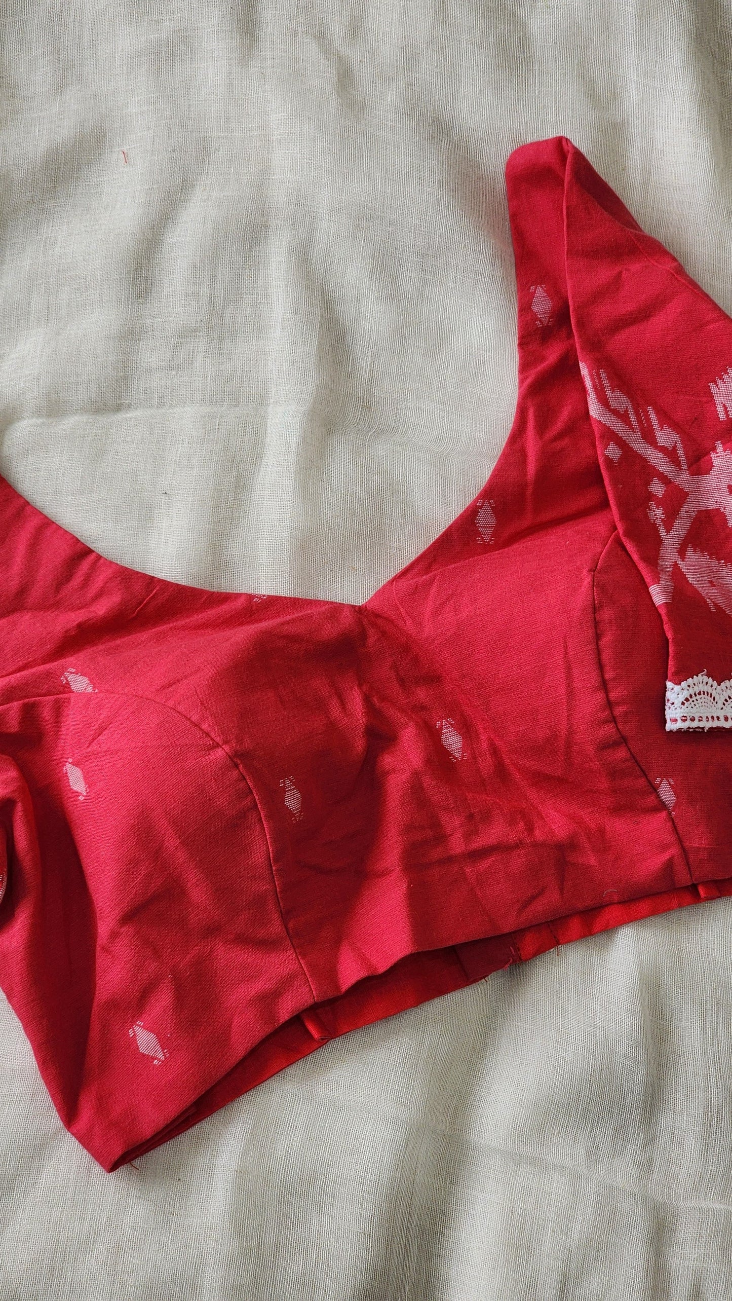 Pink cotton blouse