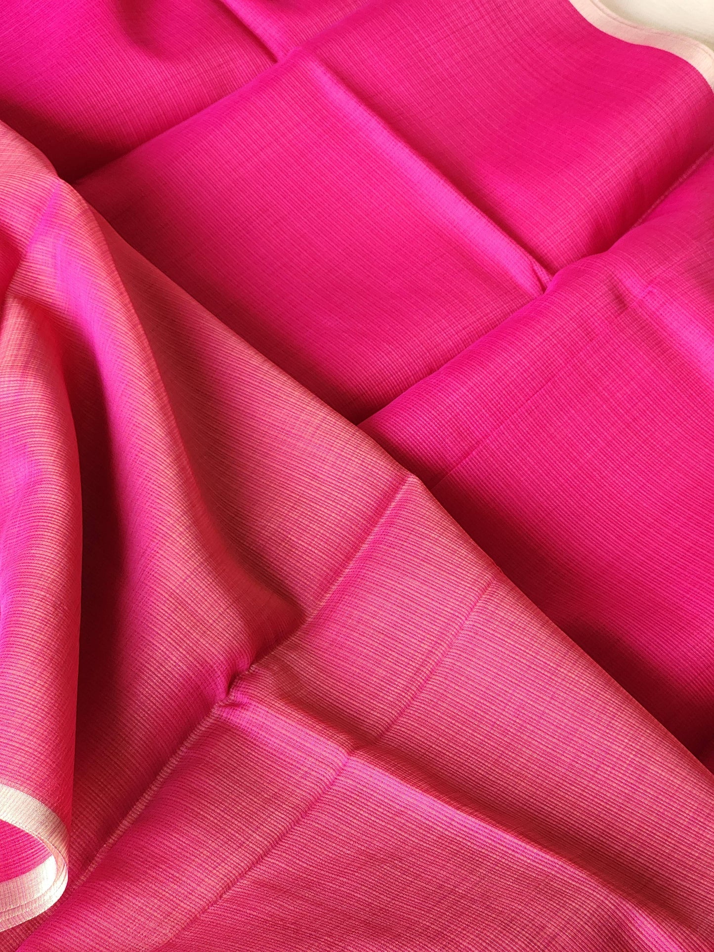 Dual shade kota cotton saree