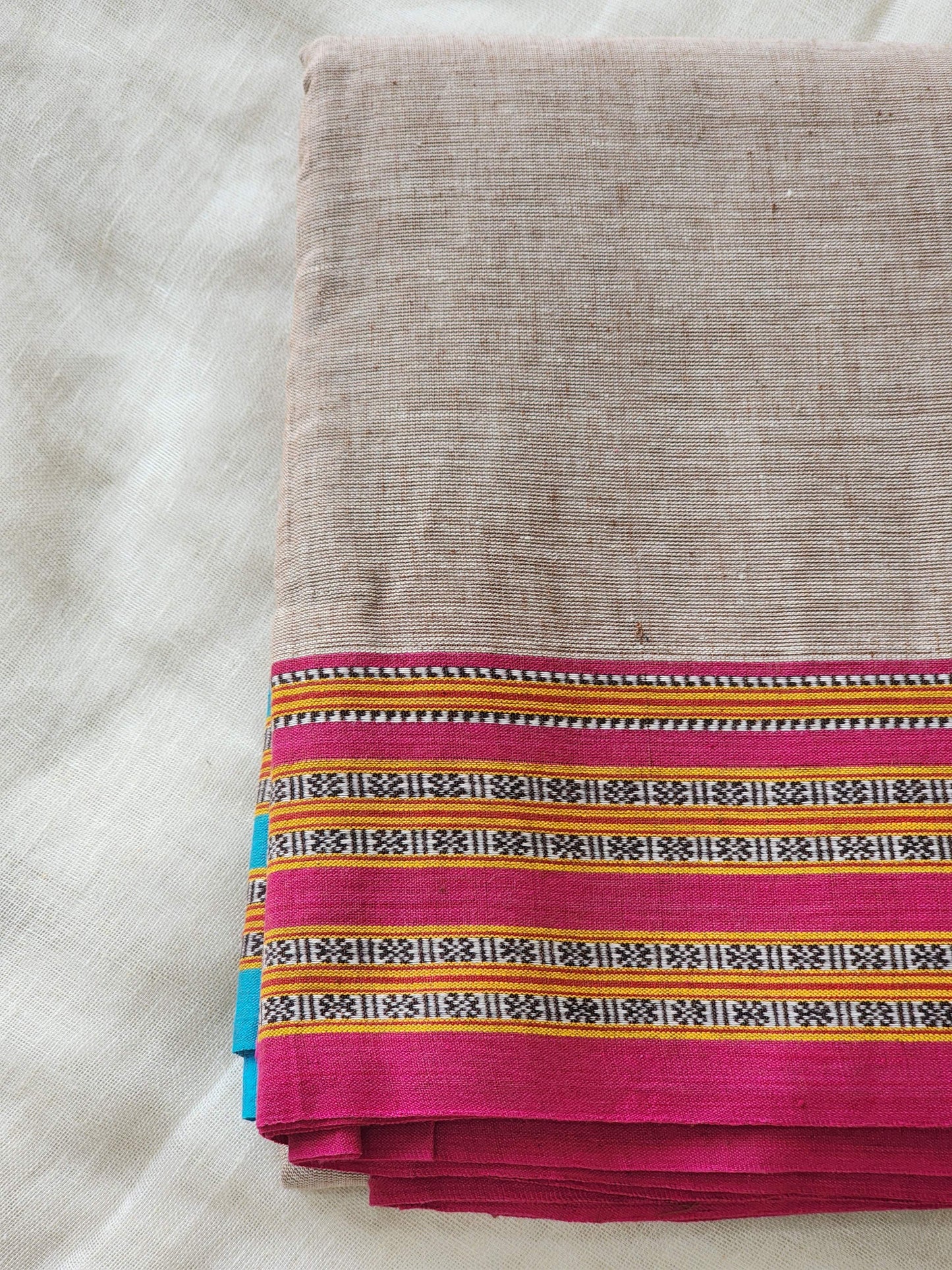 Brown ilkal cotton saree