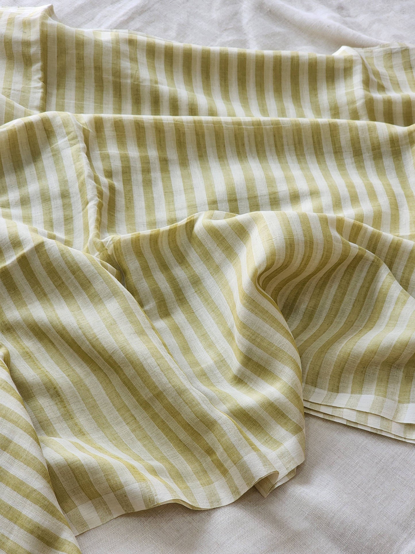 Light Green Cotton Handloom Saree