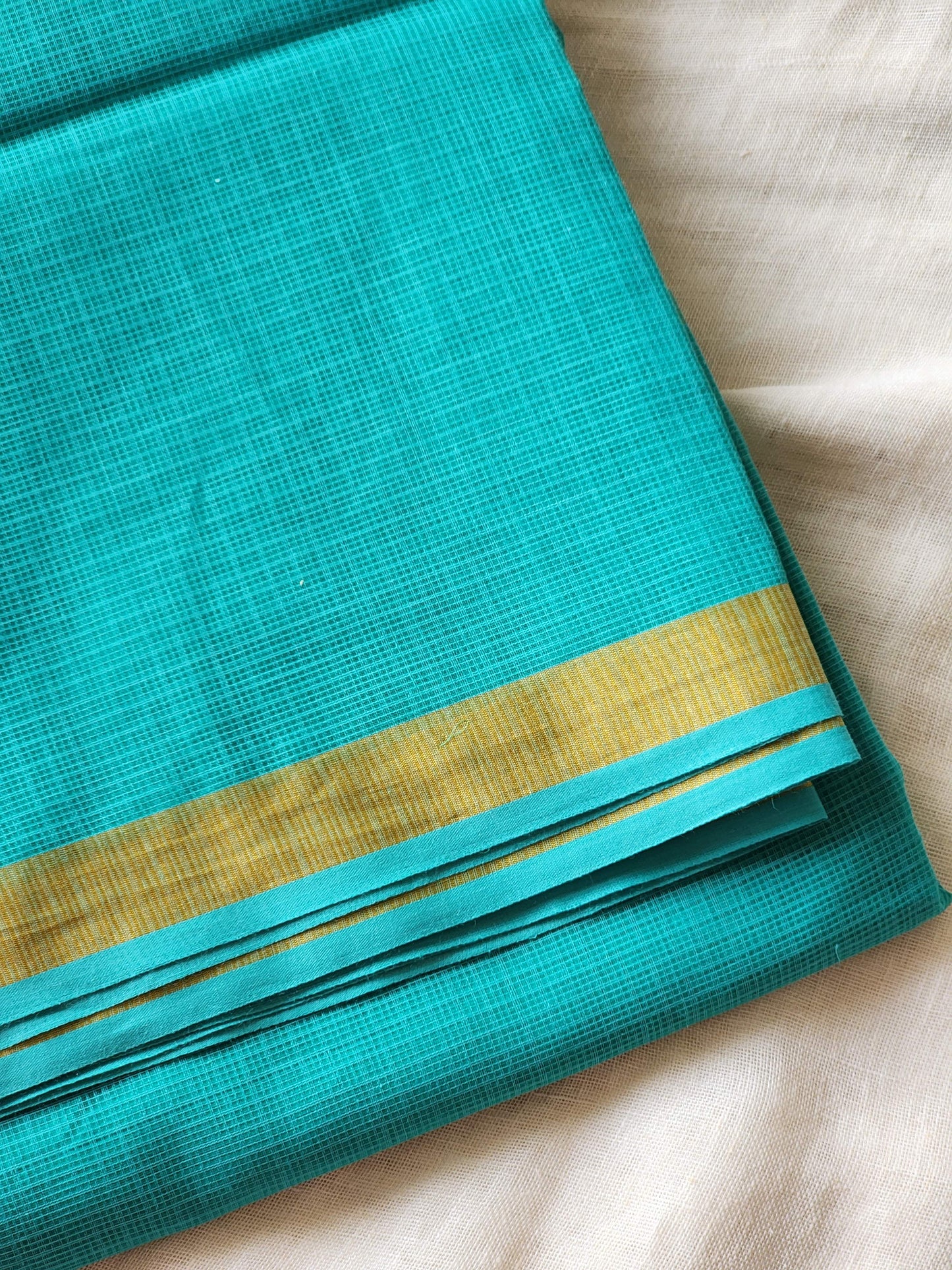 Persian Green kota cotton saree