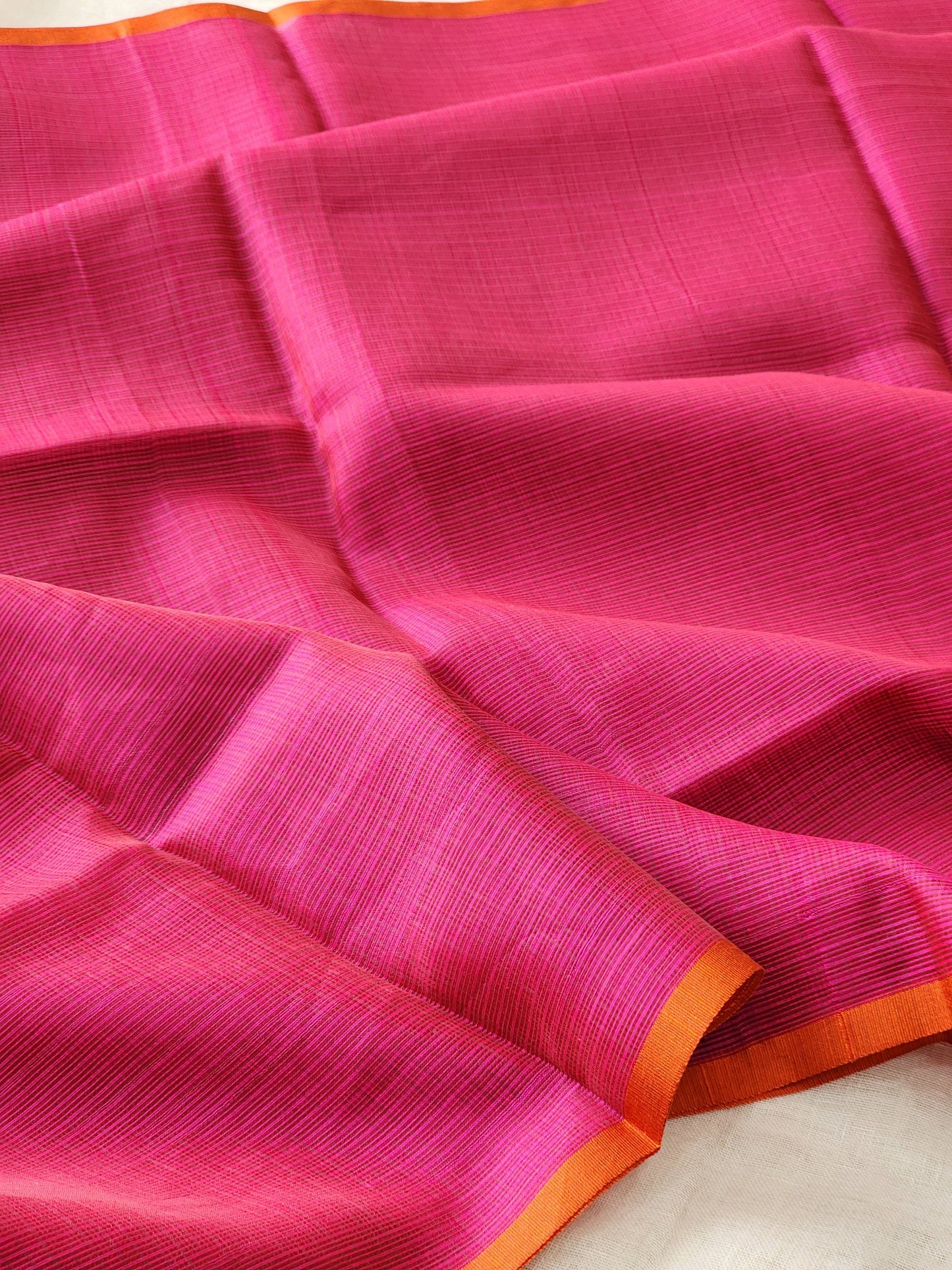 Dark purple kota cotton saree