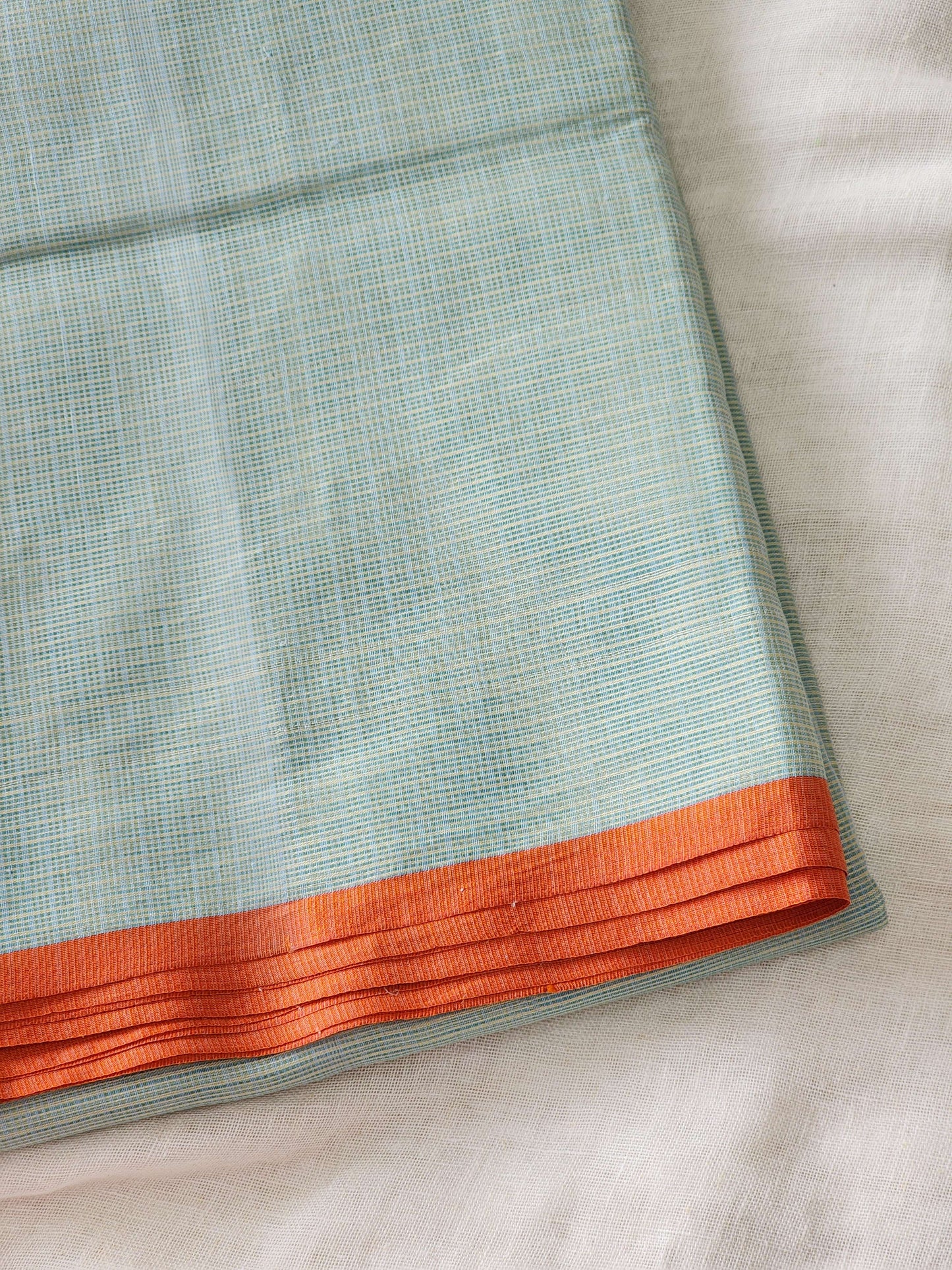 Mint Green kota cotton saree