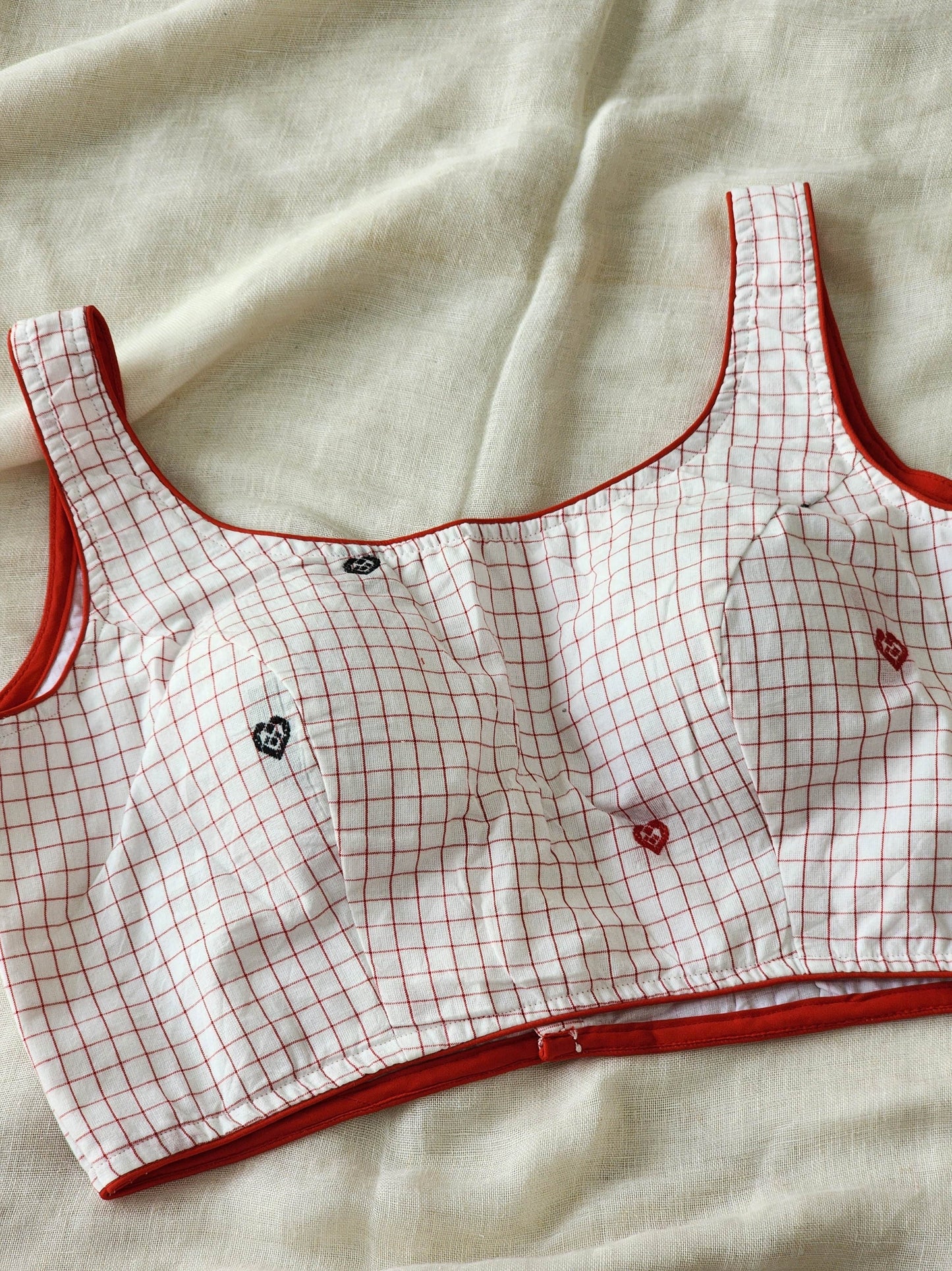White cotton blouse