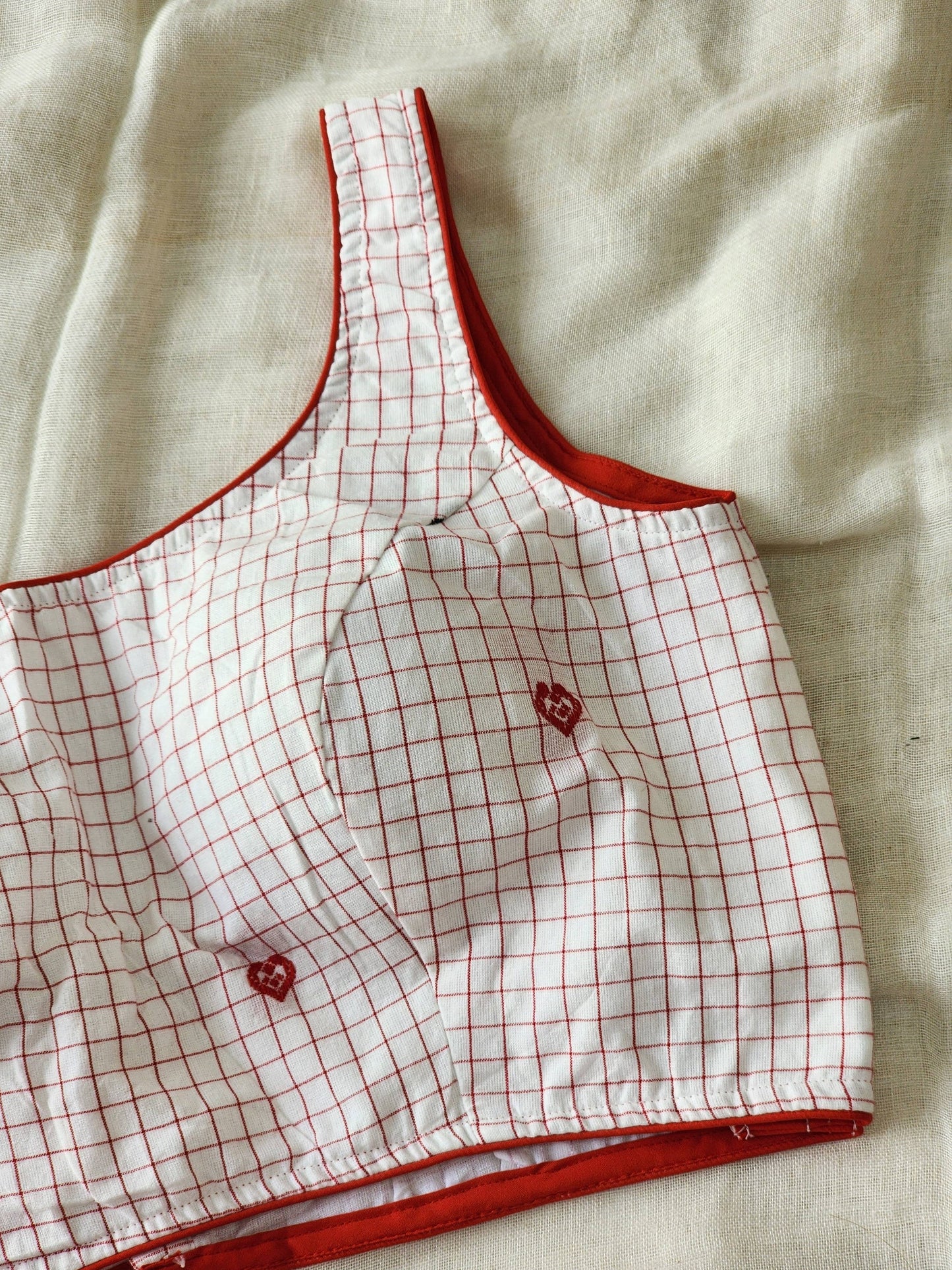 White cotton blouse