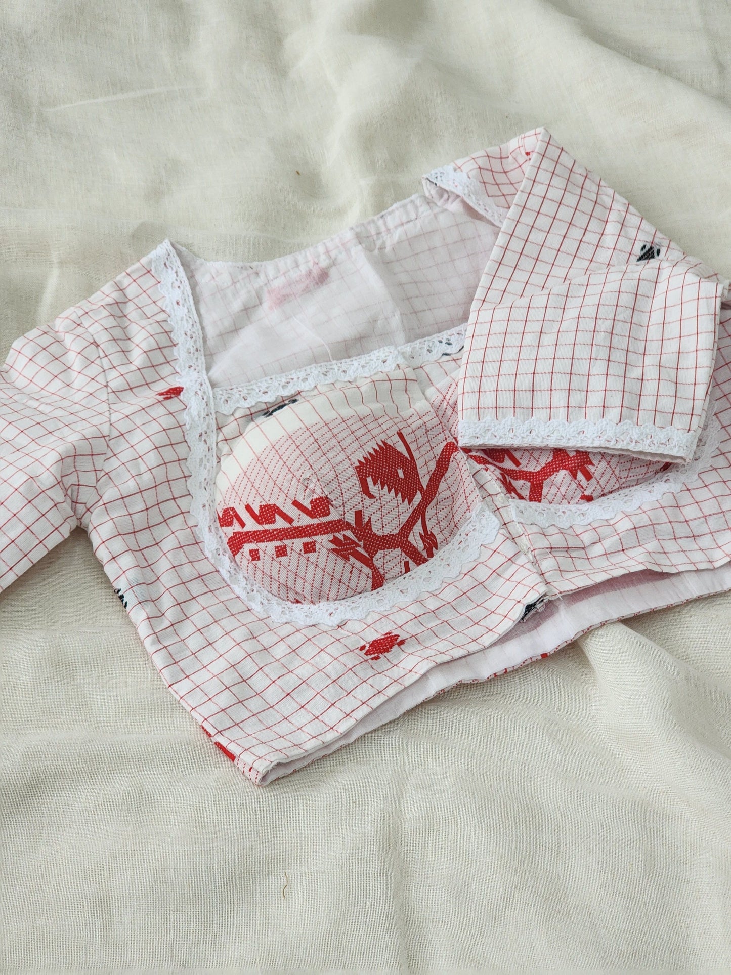 White cotton blouse